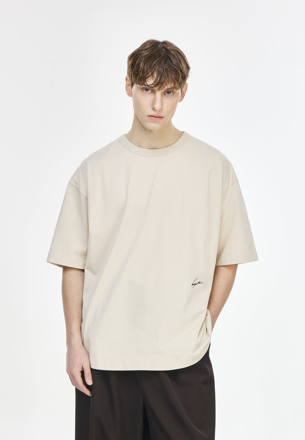 CROSSING STROKES PAINTED T SHIRT