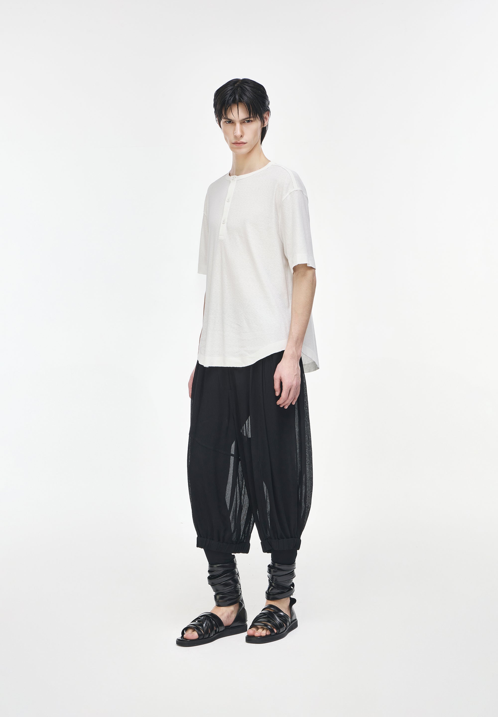 MONOLITH HENLEY NECK T SHIRT