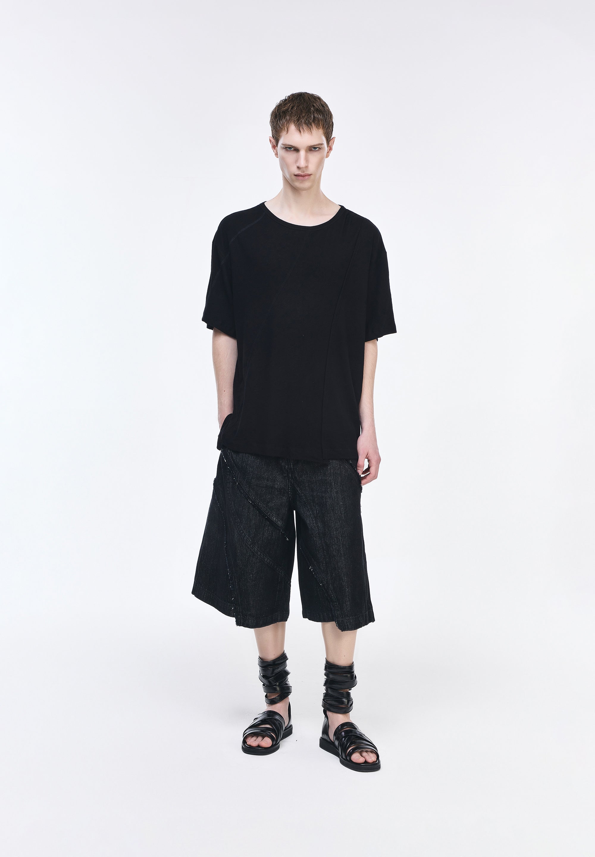 DESCENT BOAT NECK T-SHIRT