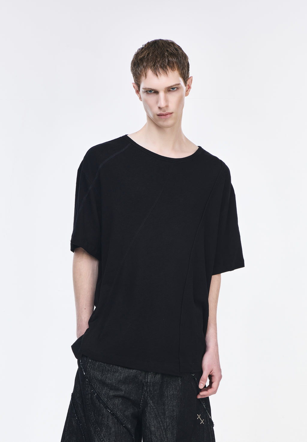 DESCENT BOAT NECK T-SHIRT