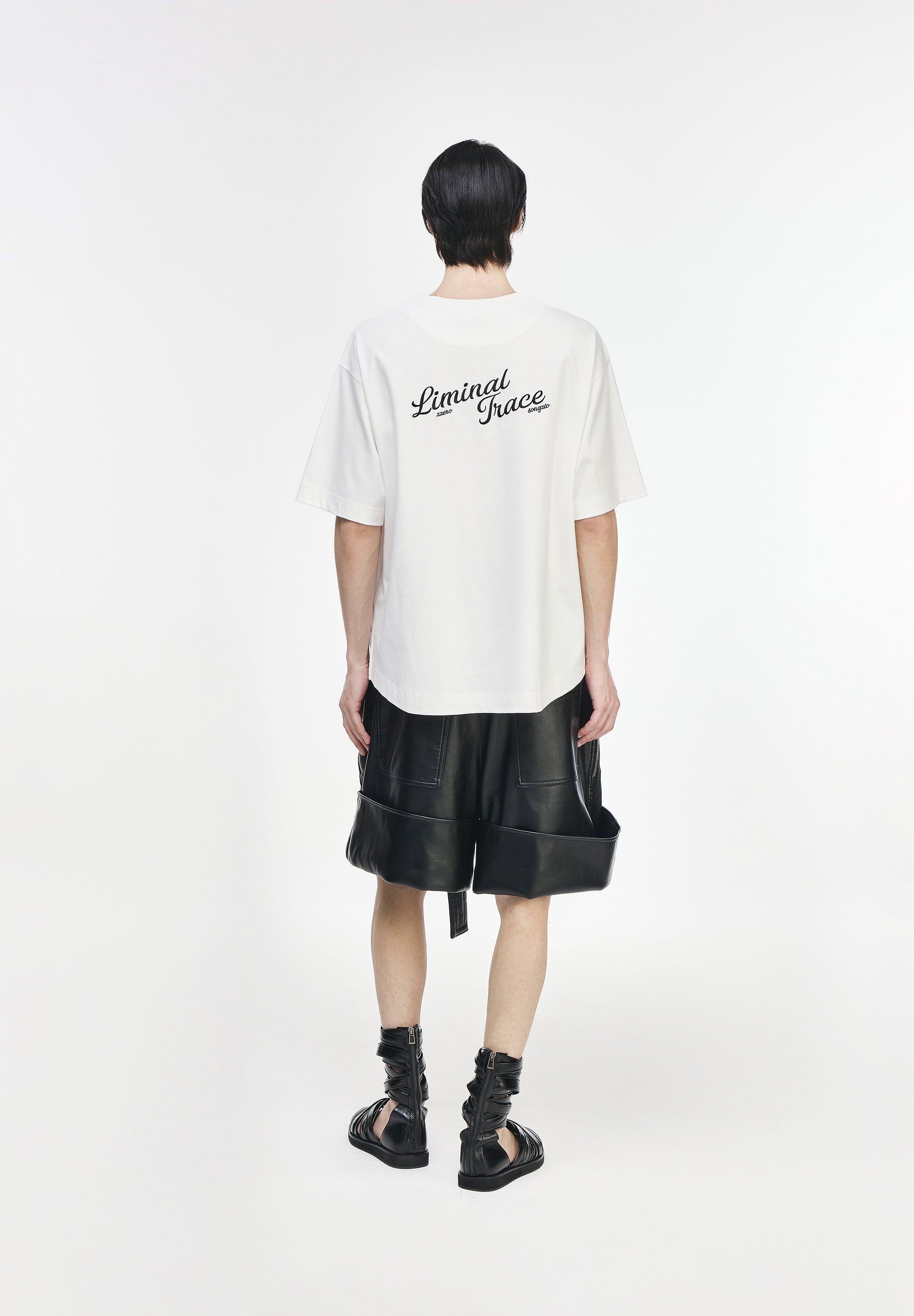 LIMINAL TRACE CURVE CUT T SHIRT