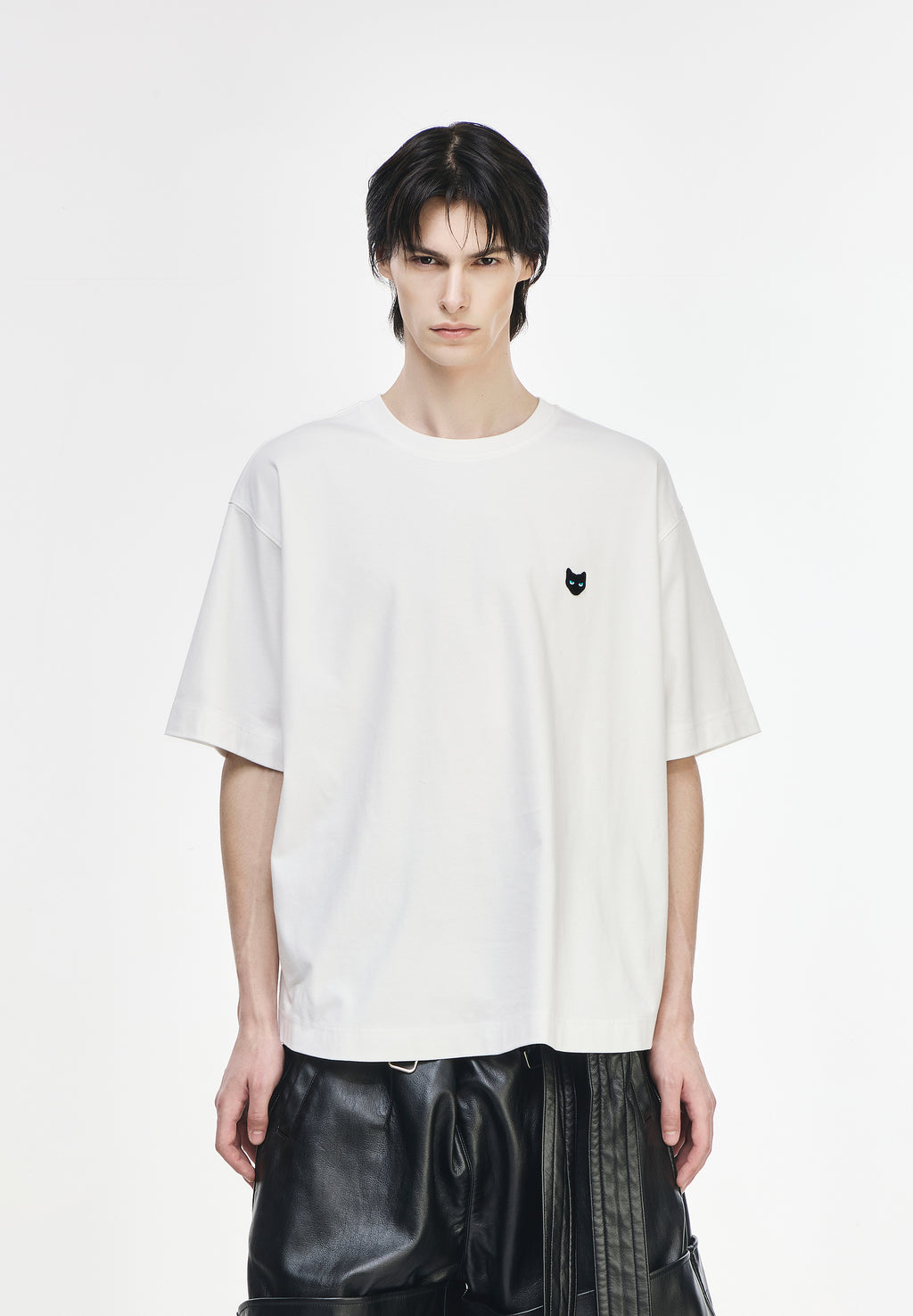 LIMINAL TRACE CURVE CUT T SHIRT