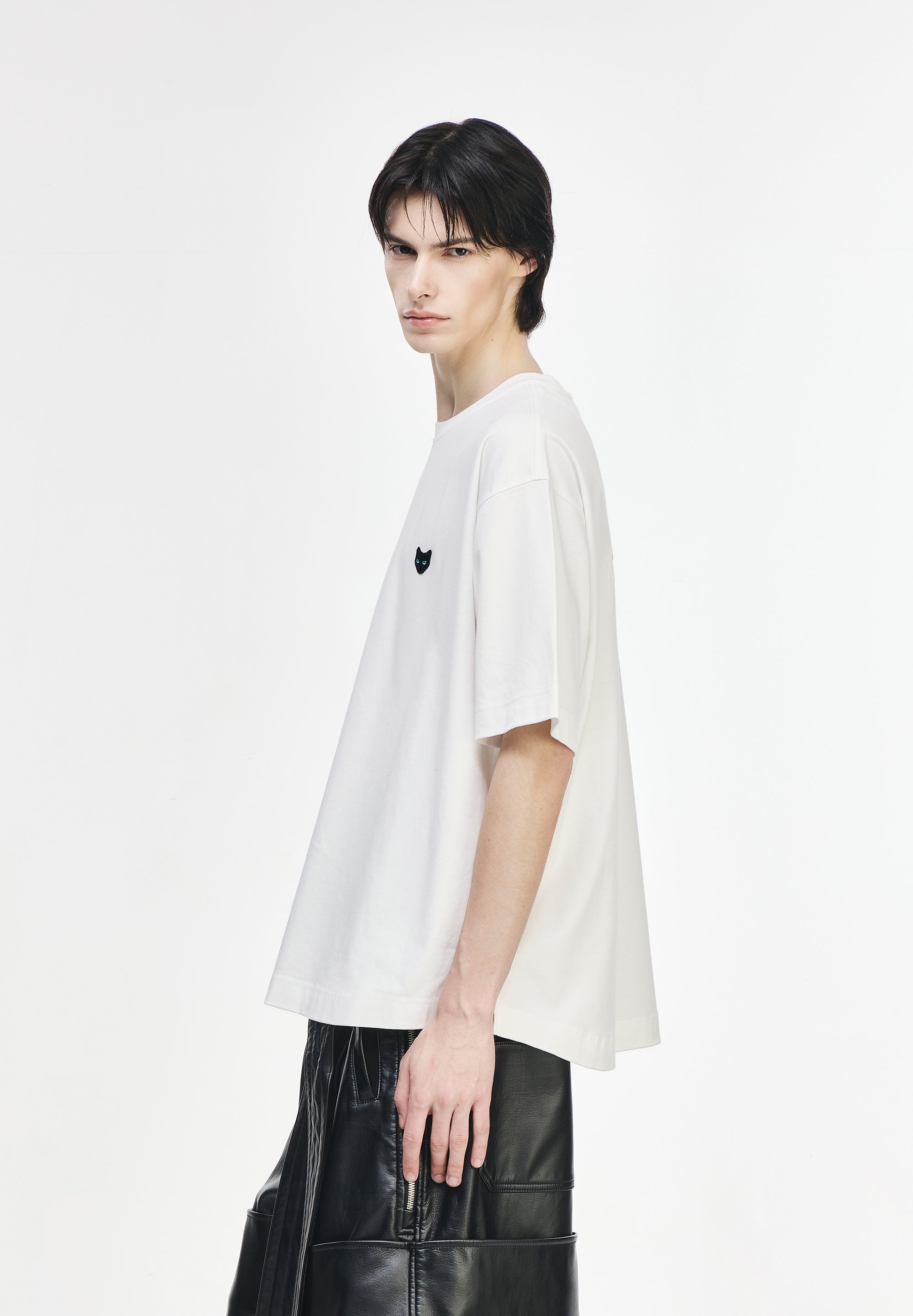 LIMINAL TRACE CURVE CUT T SHIRT
