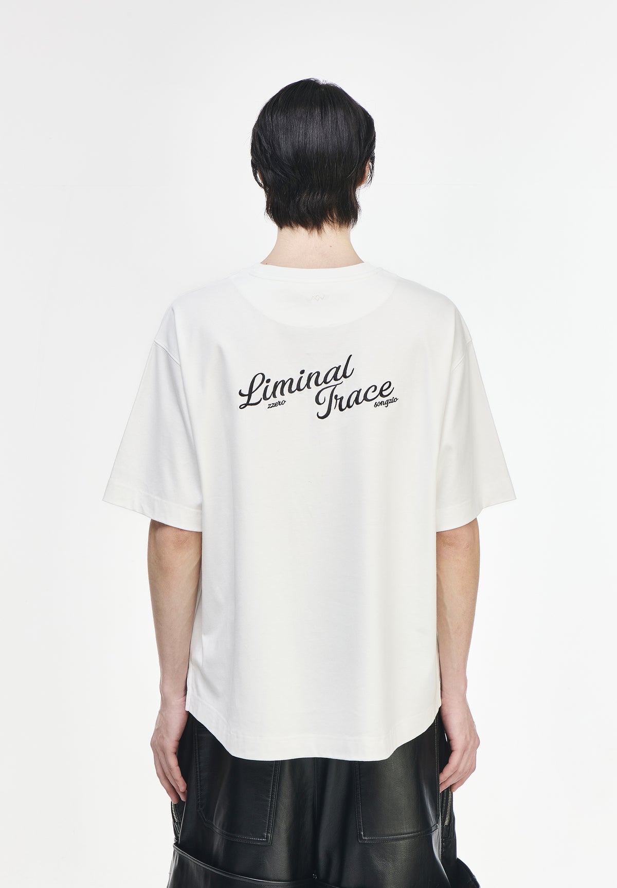 LIMINAL TRACE CURVE CUT T SHIRT