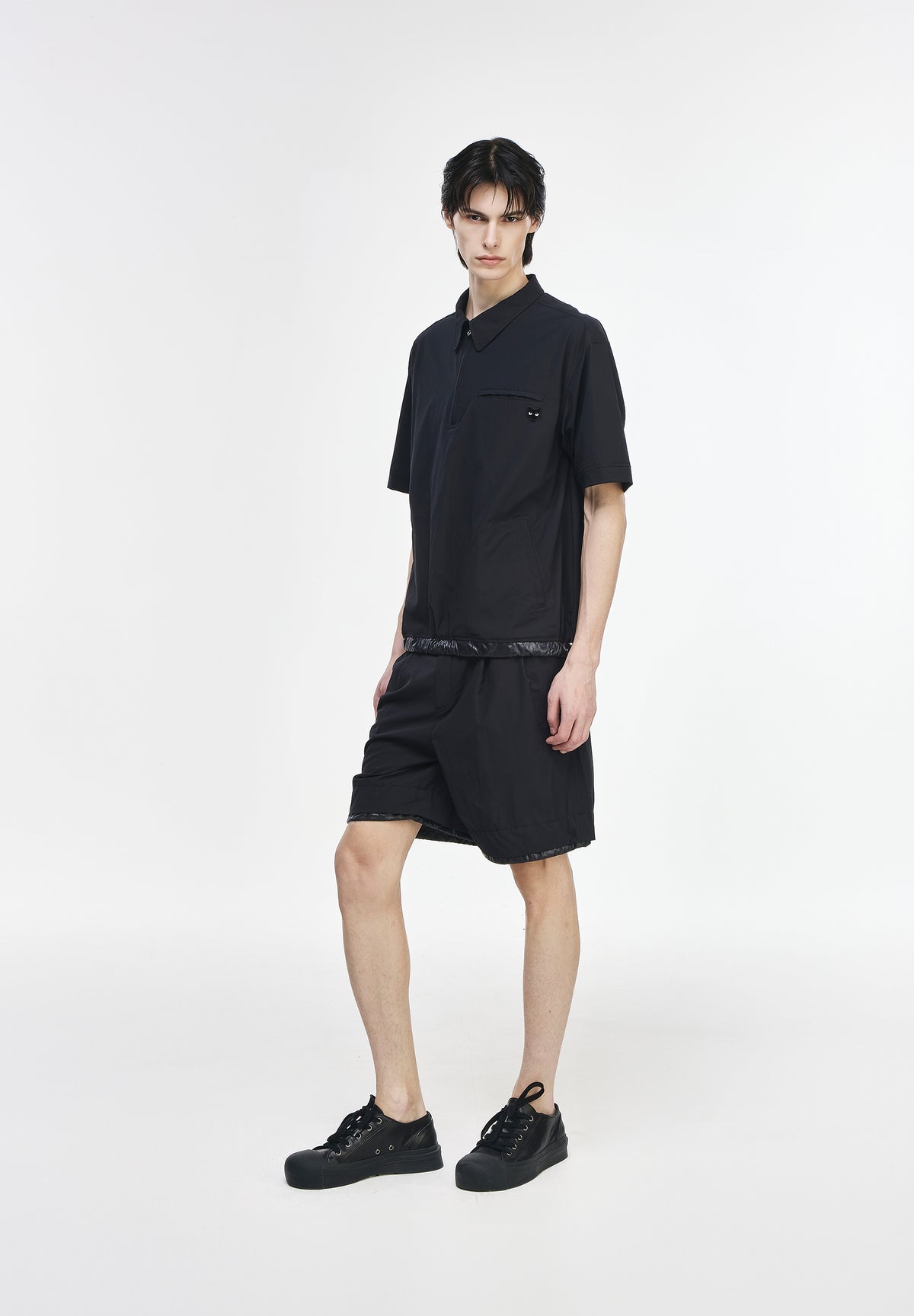 TRACK PANTHER COLLARED T SHIRT