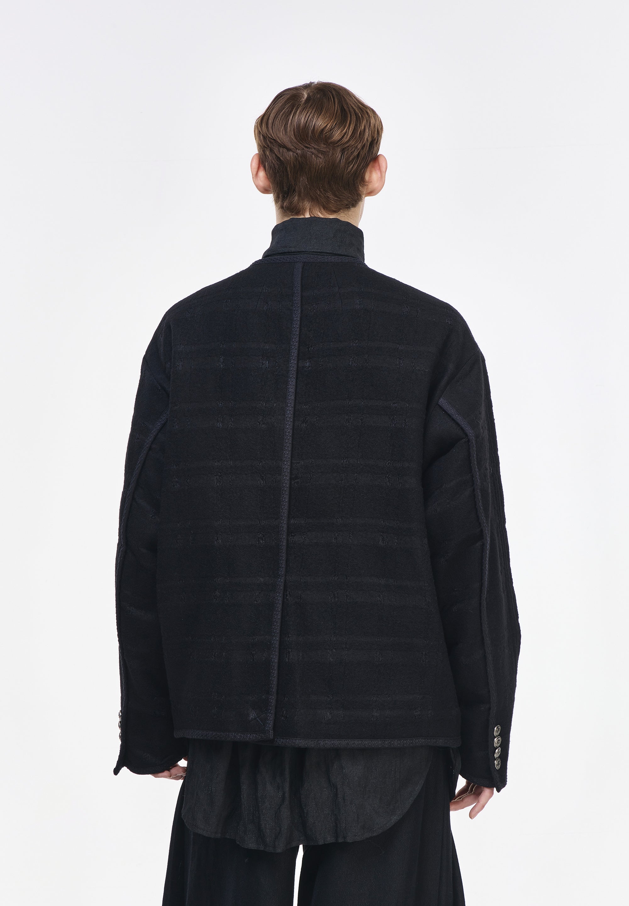COCOON ROUND NECK JACKET