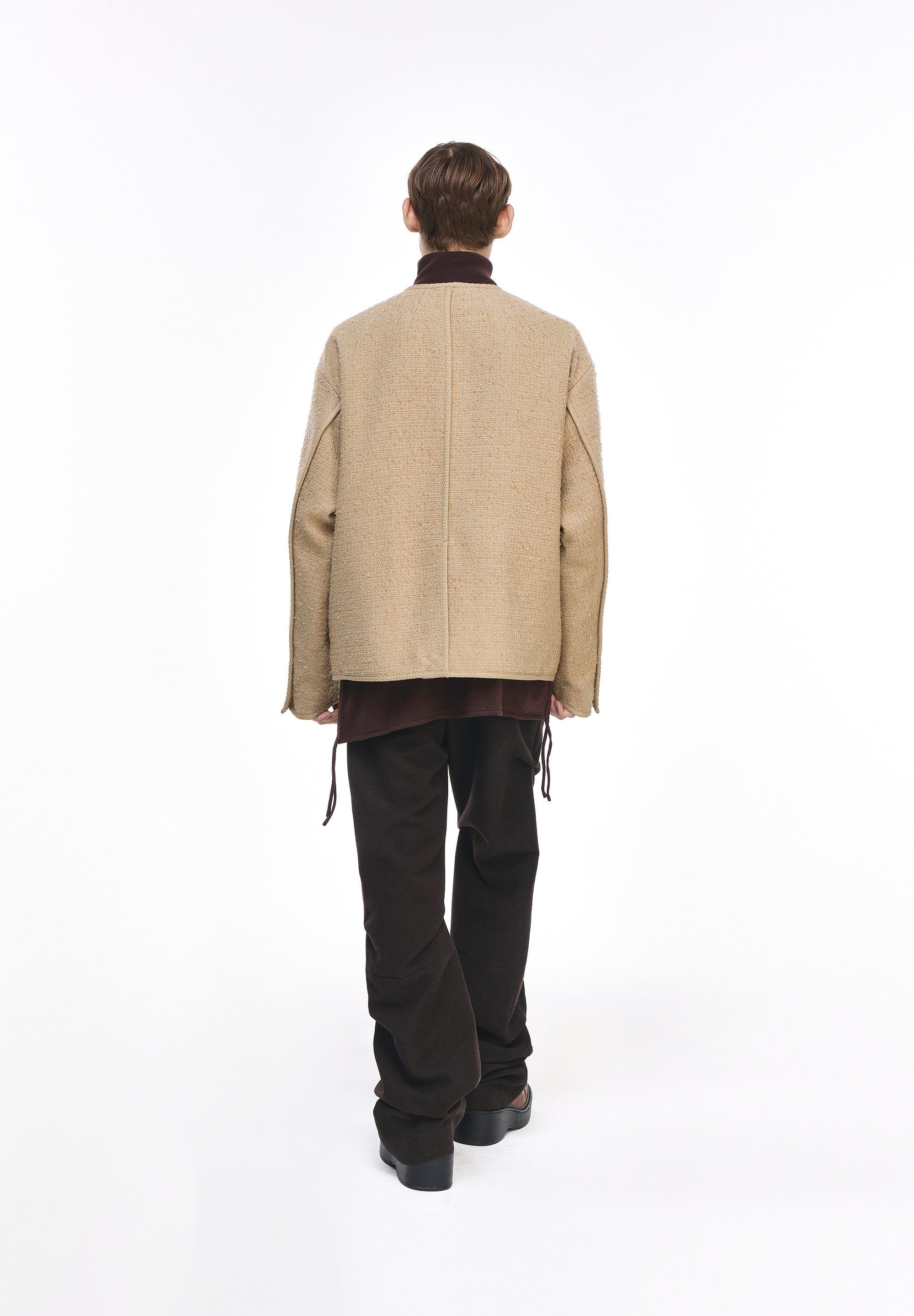 COCOON ROUND NECK JACKET