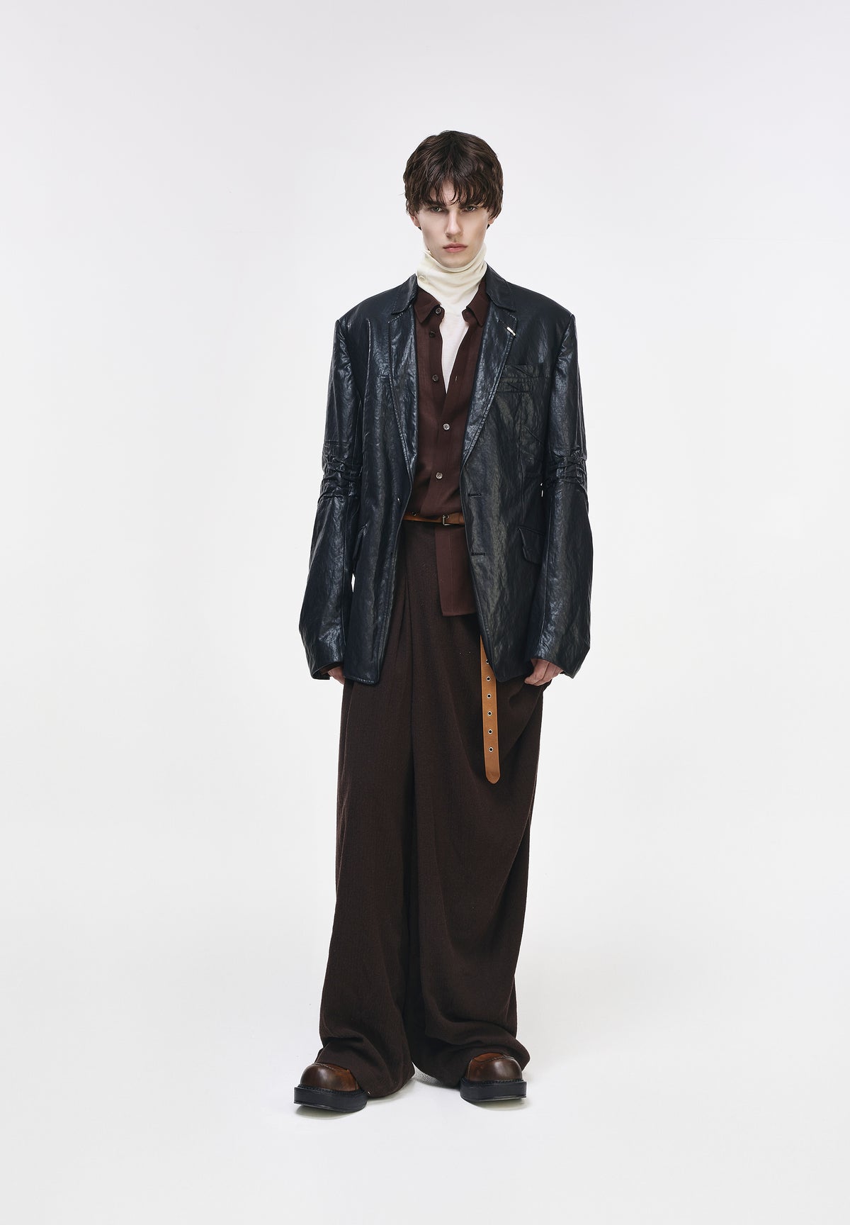 WELD LEATHER BLAZER