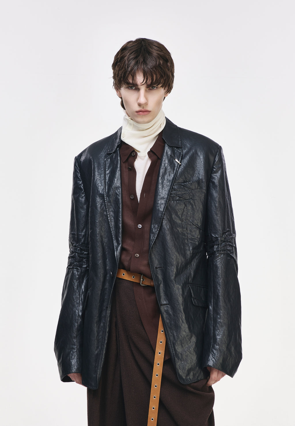 WELD LEATHER BLAZER