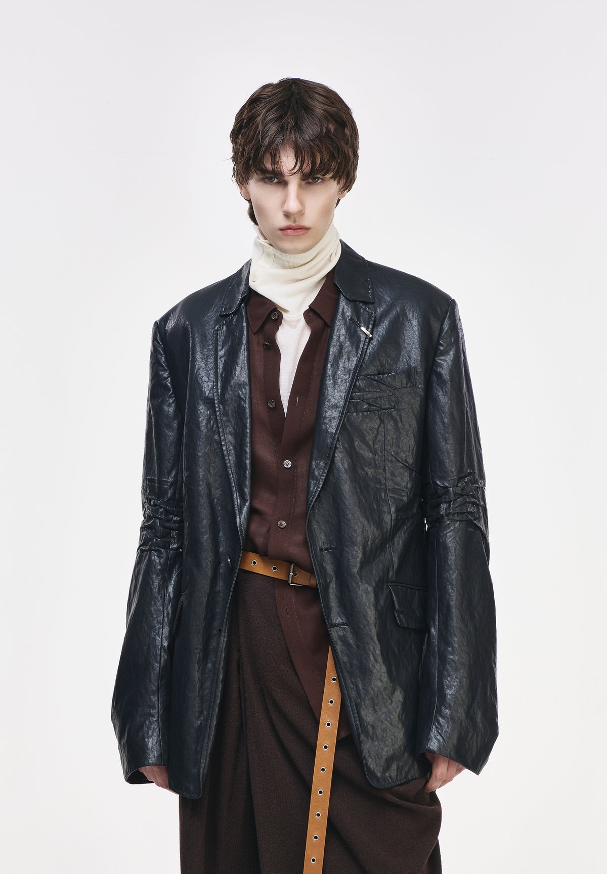 WELD LEATHER BLAZER