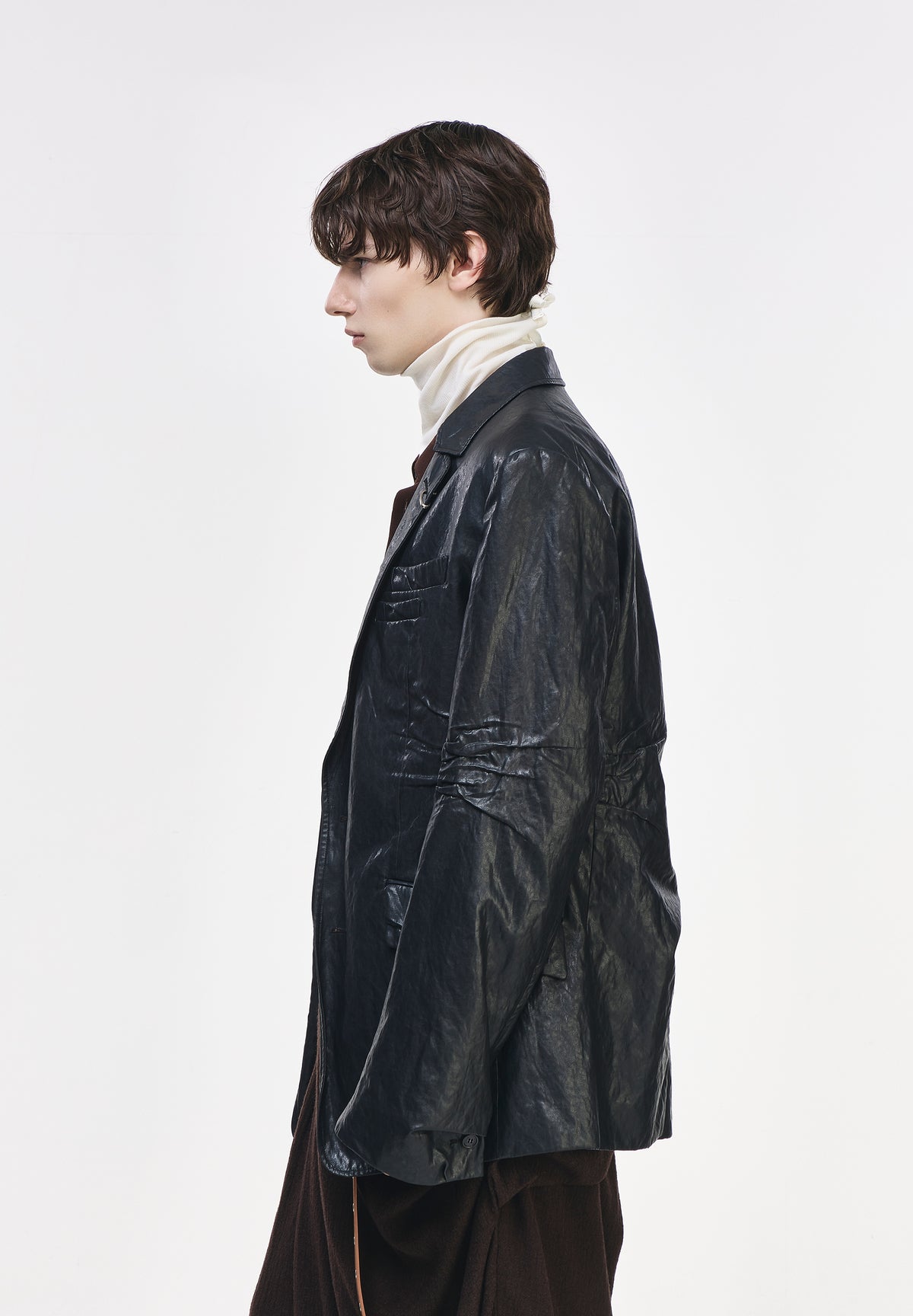 WELD LEATHER BLAZER