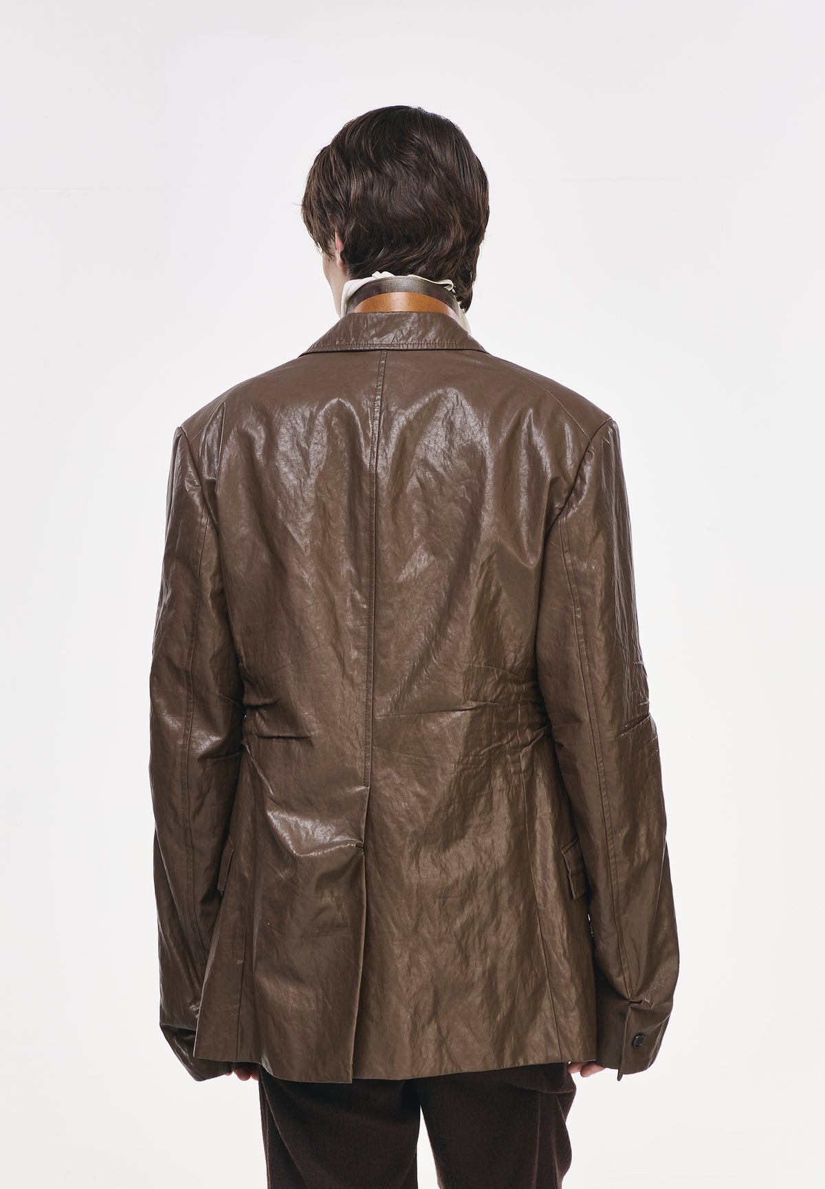 WELD LEATHER BLAZER