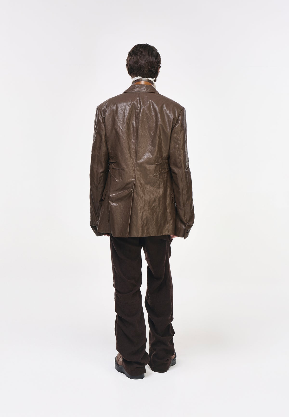 WELD LEATHER BLAZER