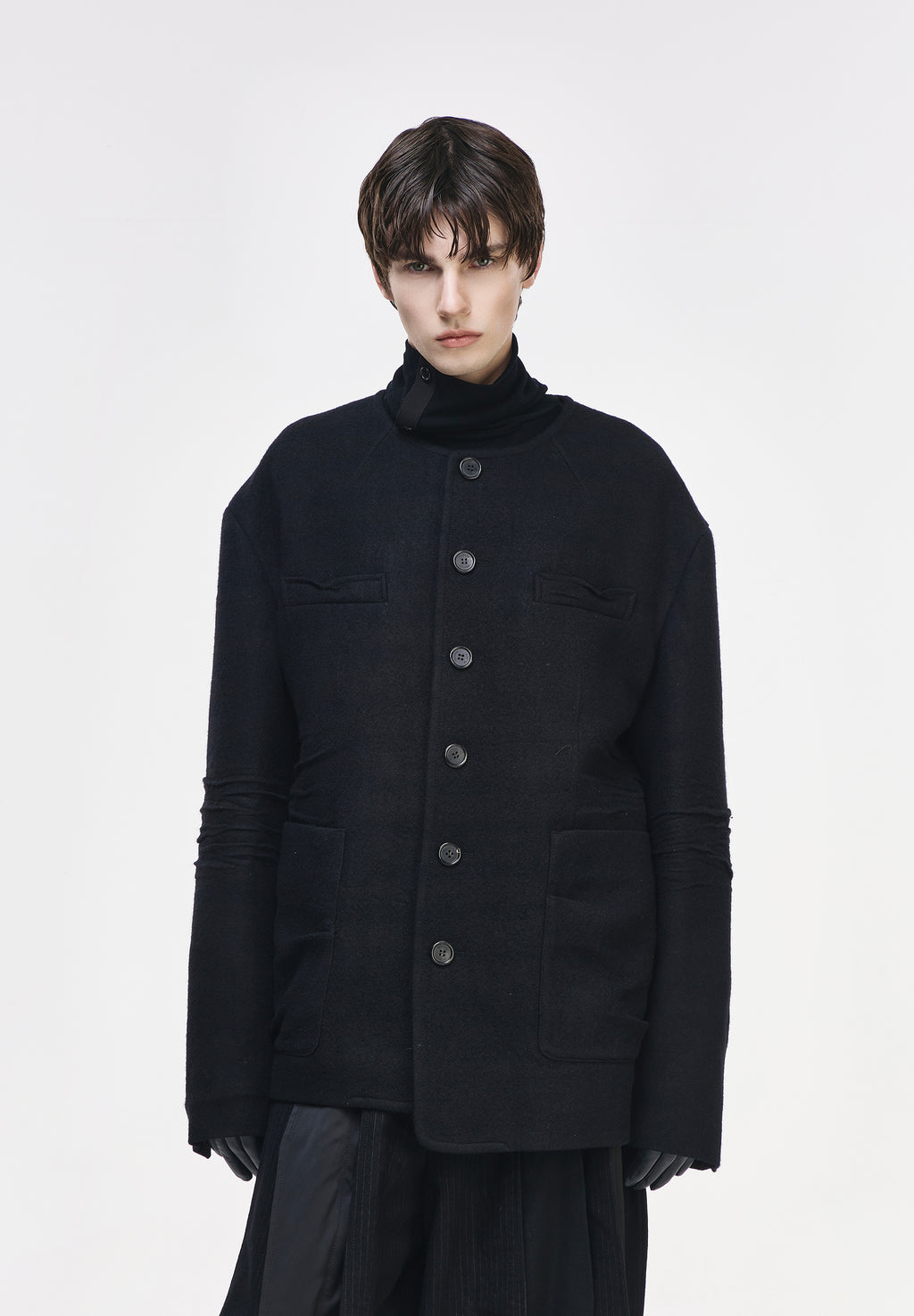 CASCADE ROUND NECK JACKET