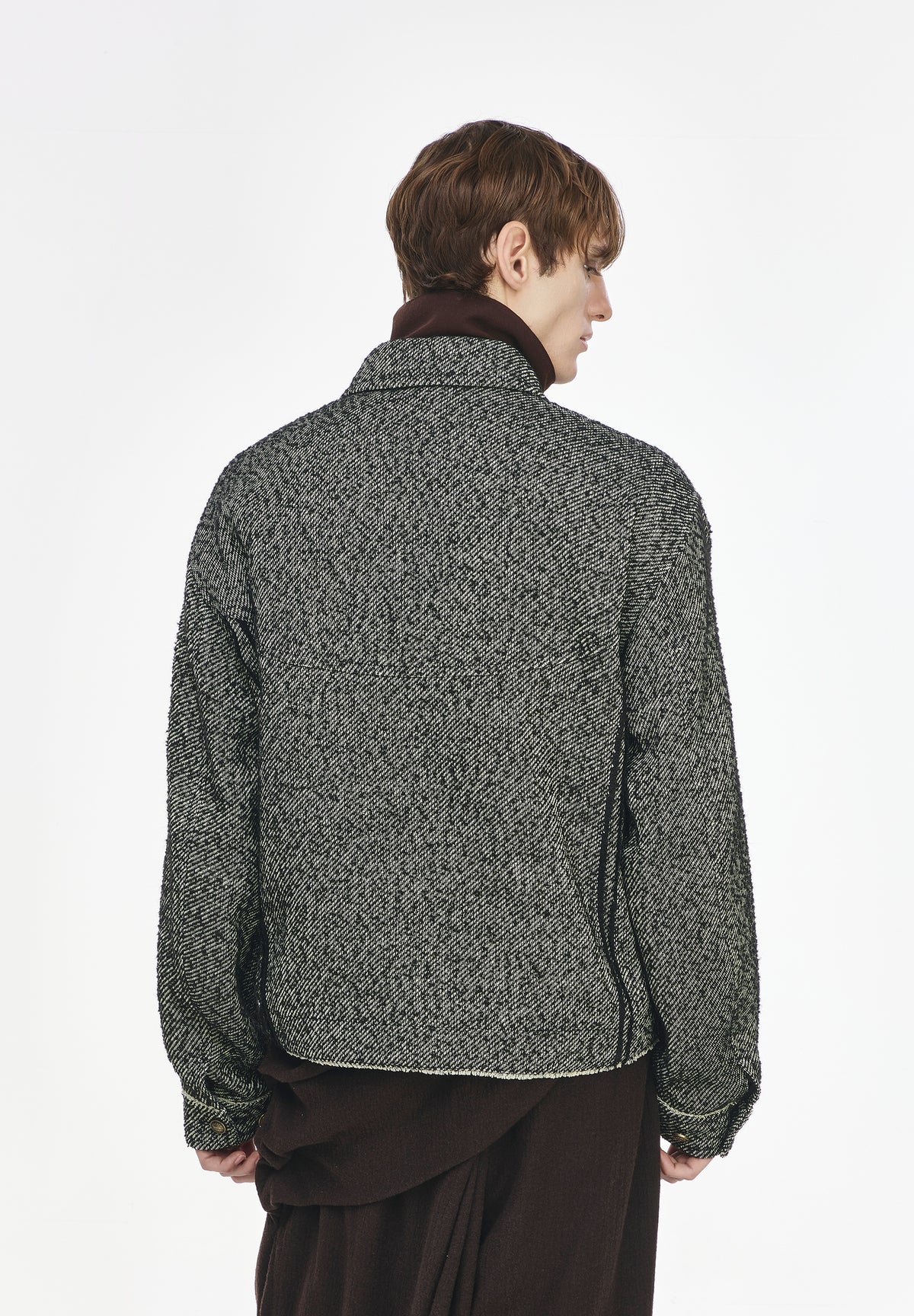 TWEED PADDED JACKET