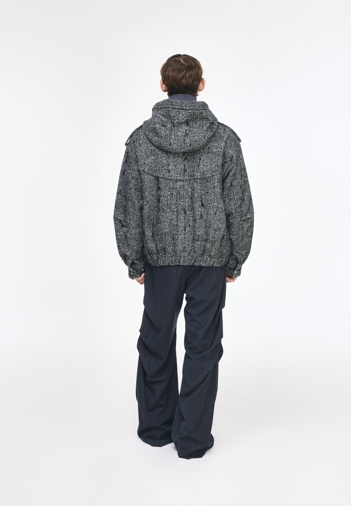 TWEED HOOD JUMPER