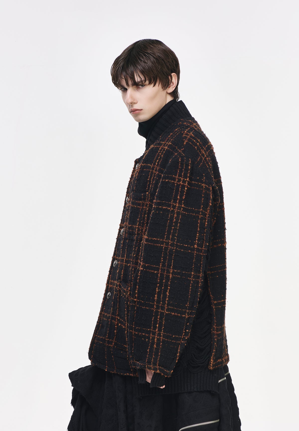 ASSEMBLAGE TWEED JACKET