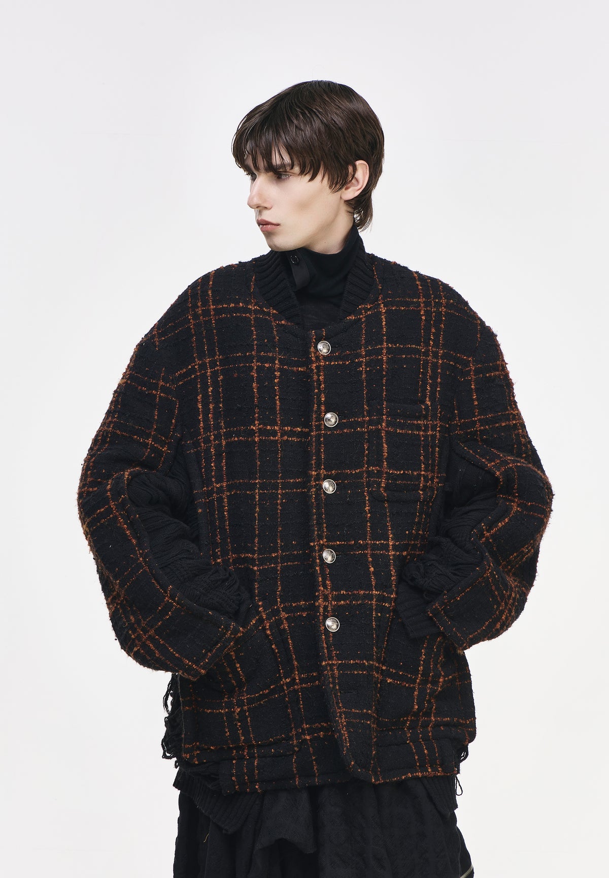 ASSEMBLAGE TWEED JACKET