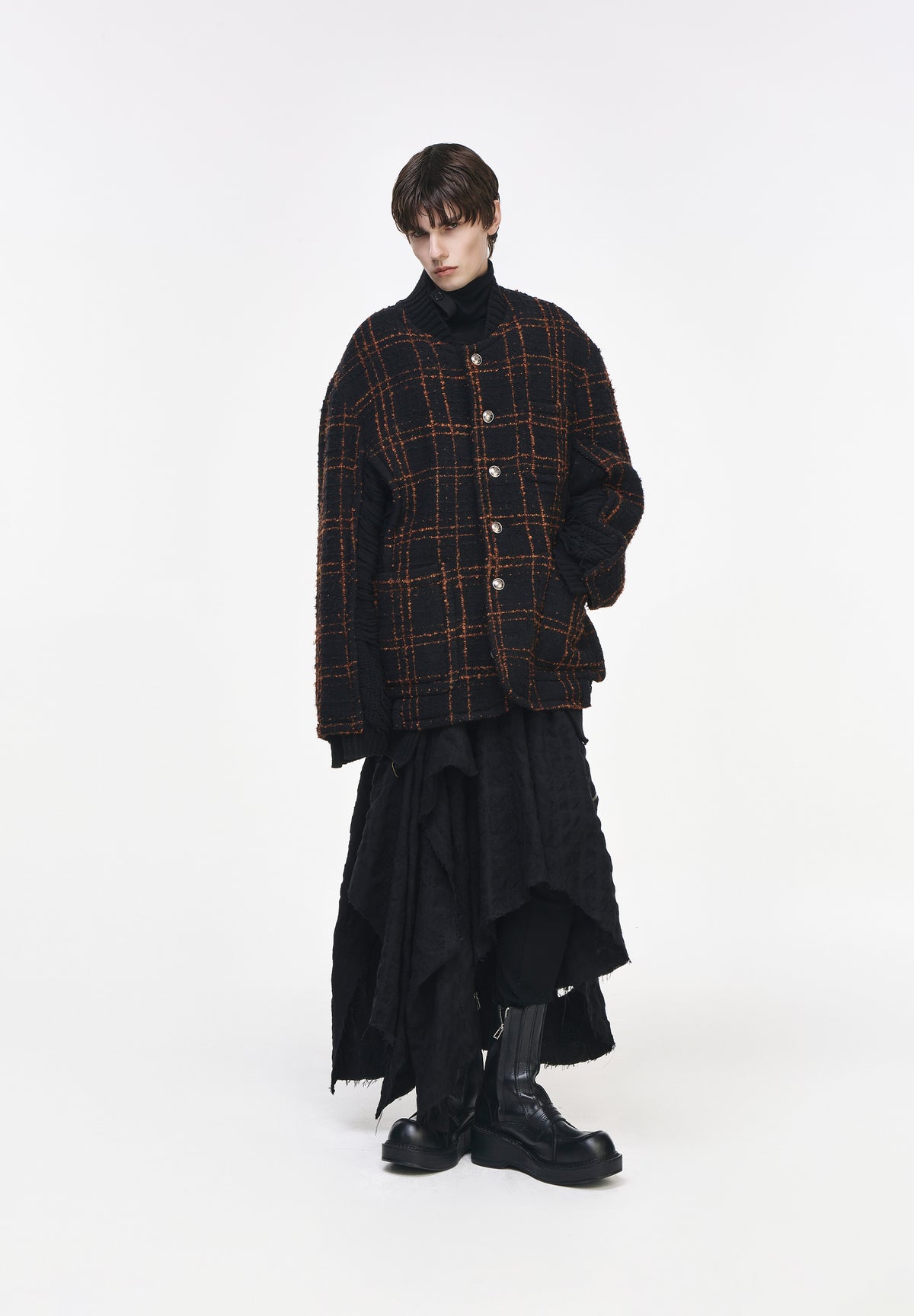 ASSEMBLAGE TWEED JACKET