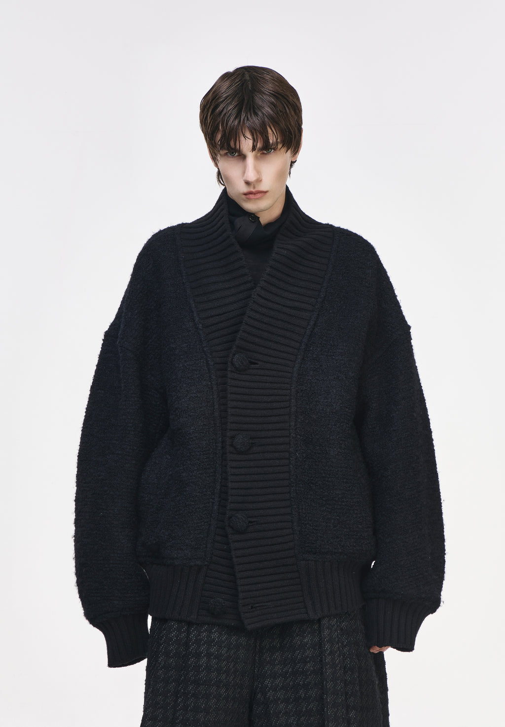 CONCAVE SHAWL JUMPER