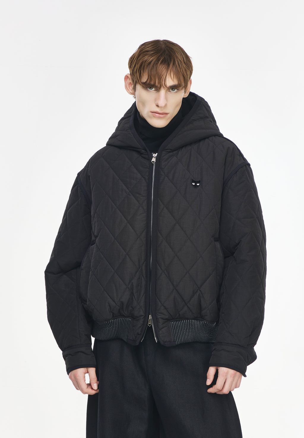 QUILTED HOOD JUMPER