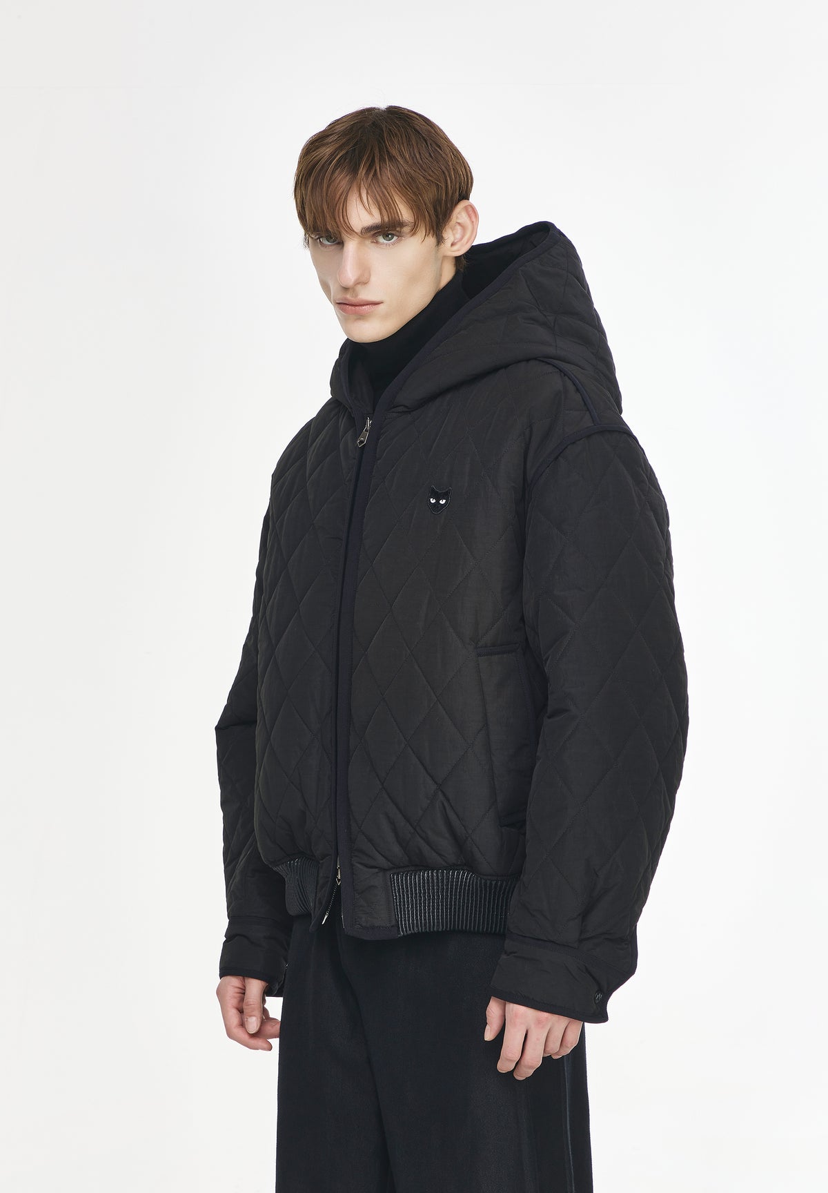 ZZERO QUILTED HOOD JUMPER