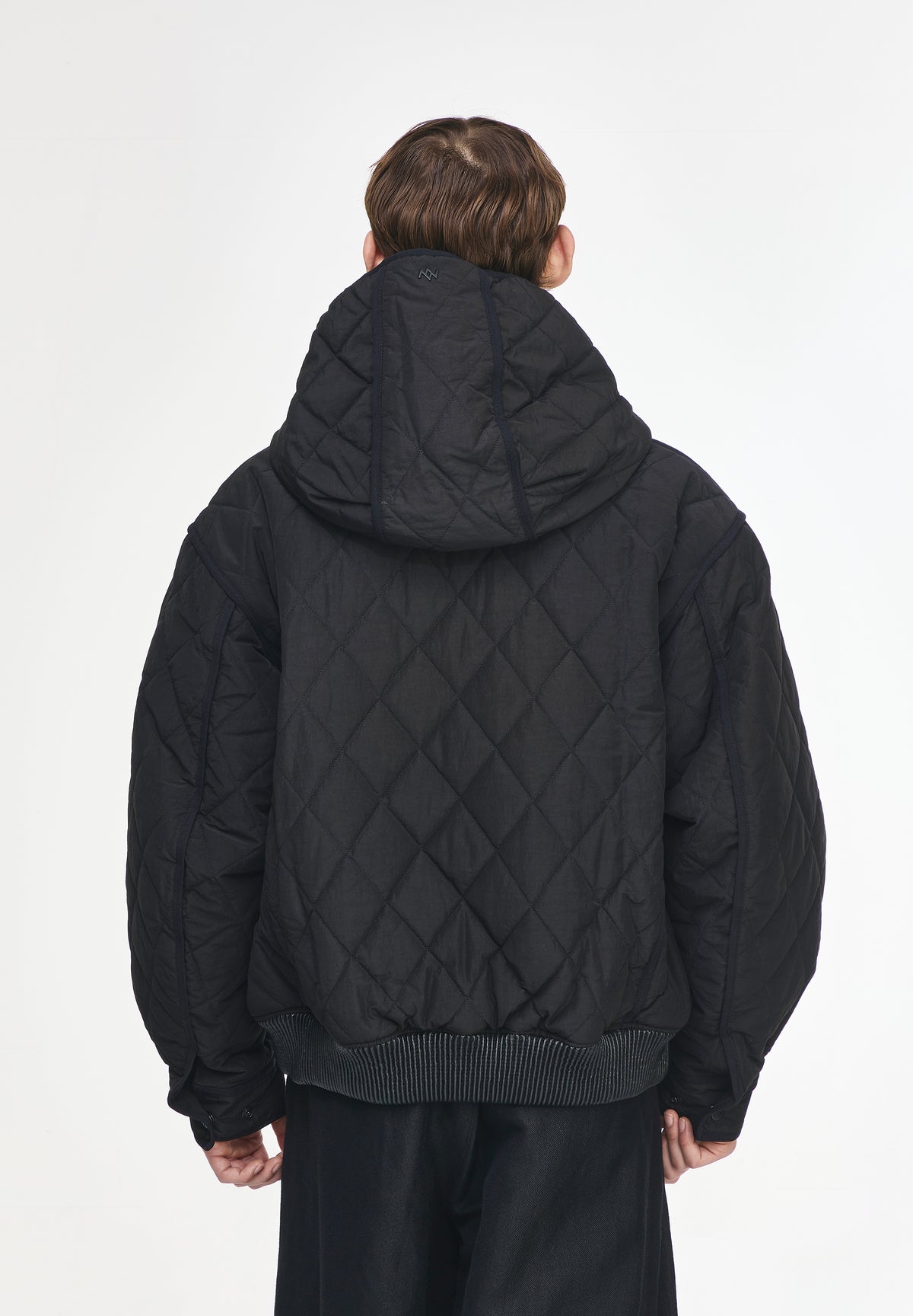 ZZERO QUILTED HOOD JUMPER