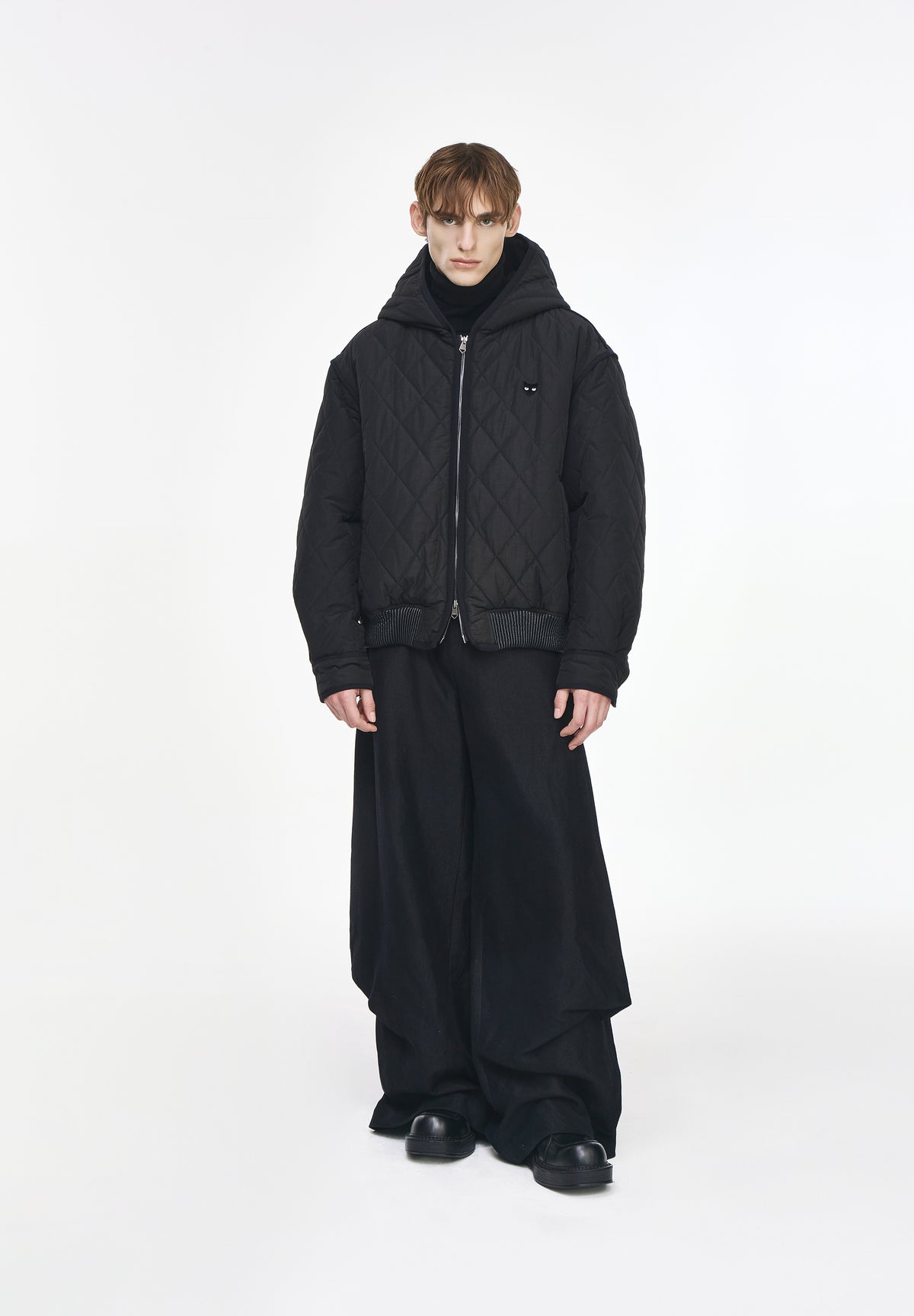 ZZERO QUILTED HOOD JUMPER