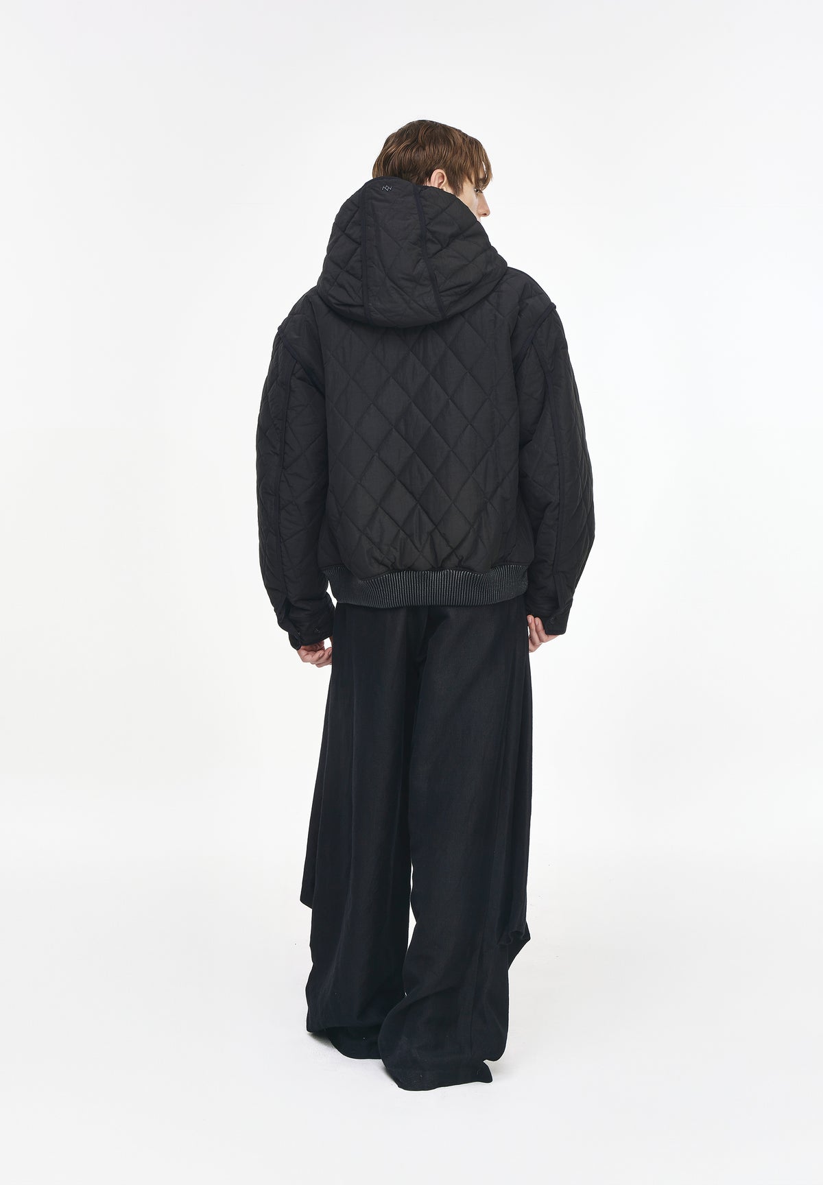ZZERO QUILTED HOOD JUMPER