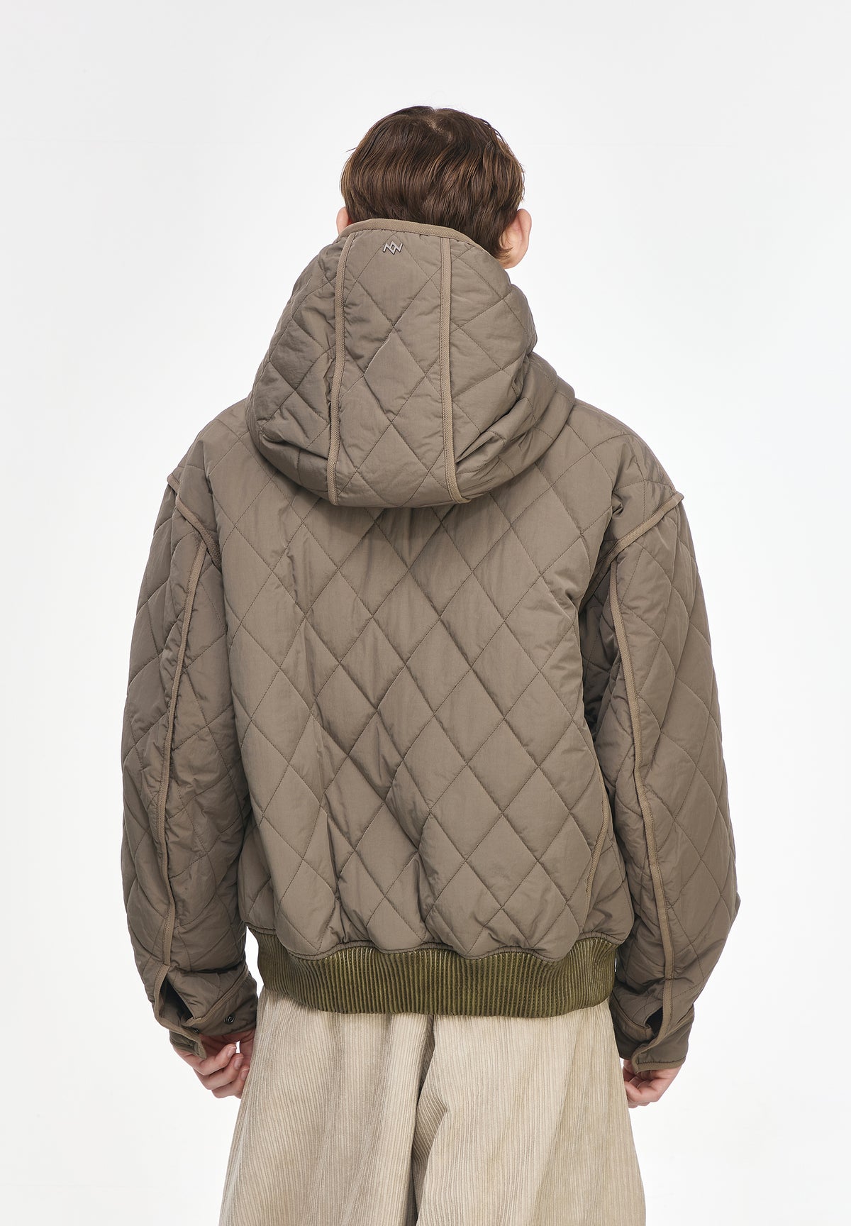 ZZERO QUILTED HOOD JUMPER