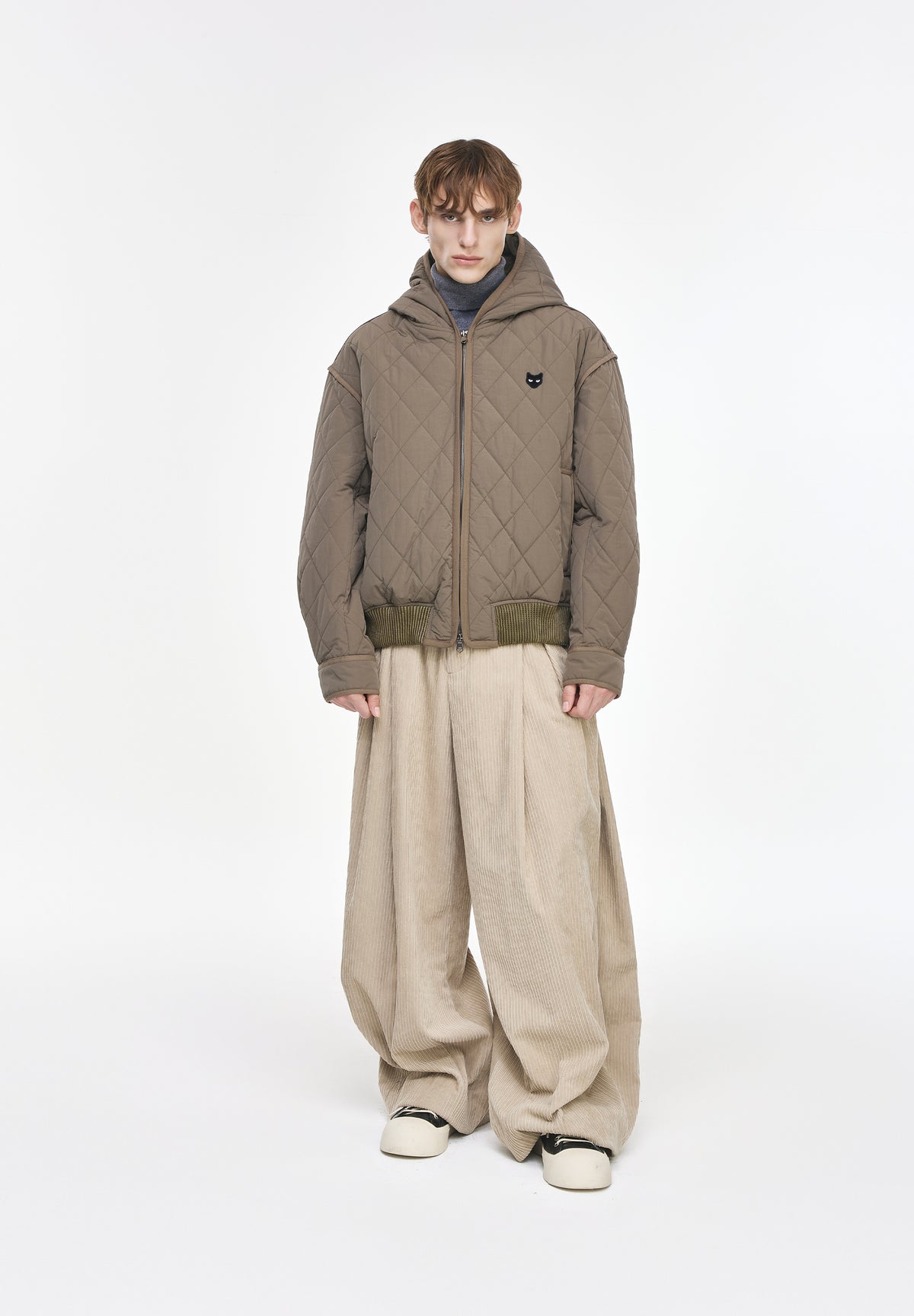 ZZERO QUILTED HOOD JUMPER