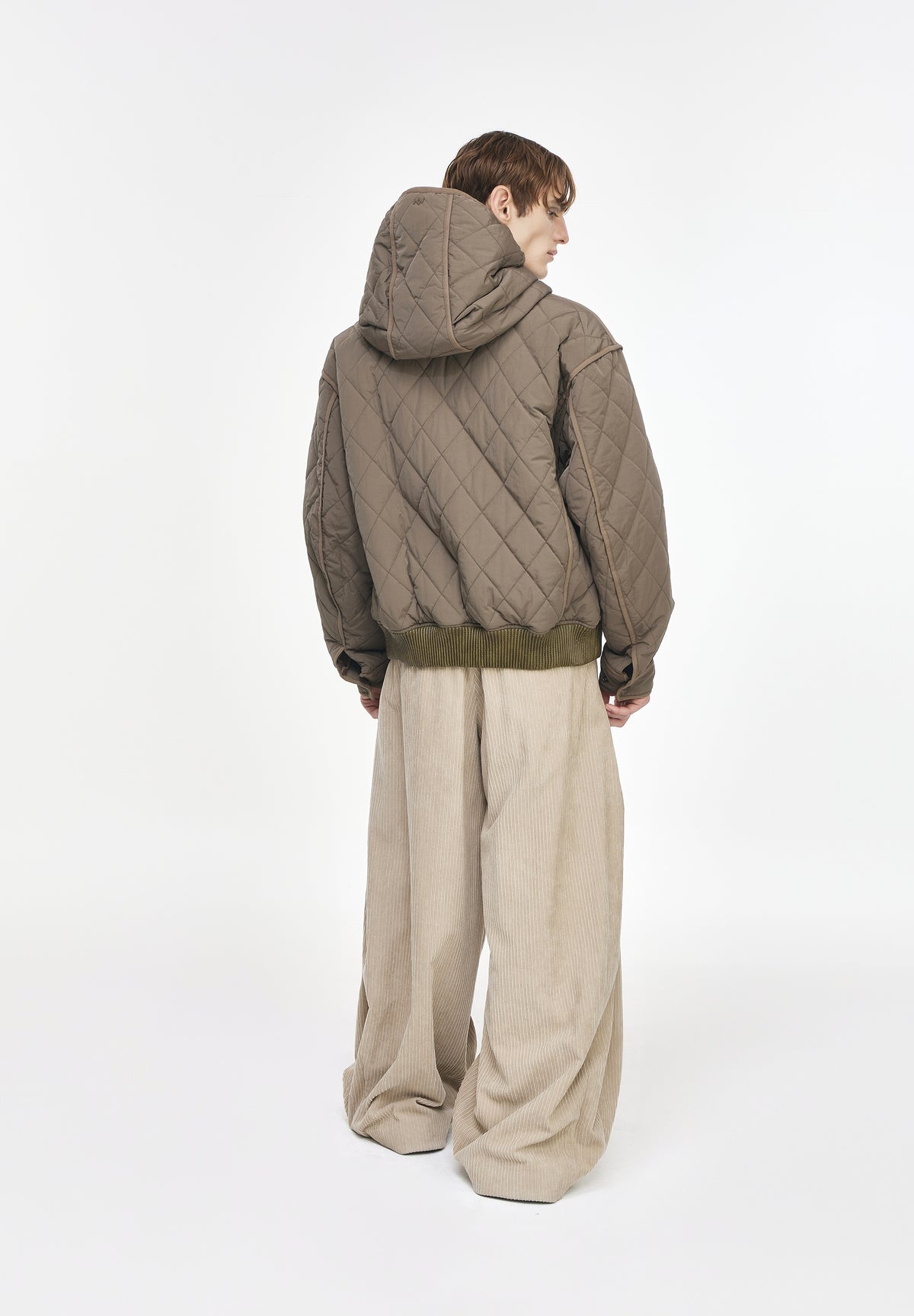 ZZERO QUILTED HOOD JUMPER