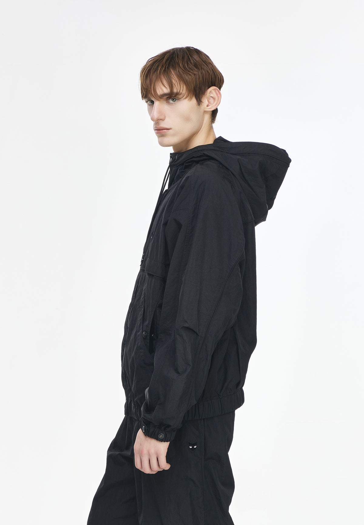 ZZERO CURVED DOLMAN TRACK HOOD JUMPER