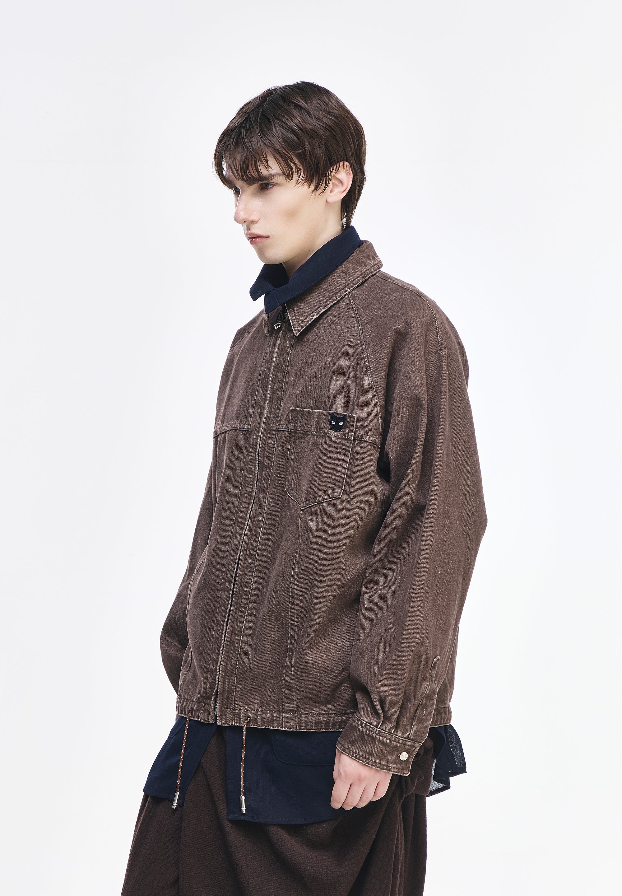 PANTHER DENIM SHIRT JACKET