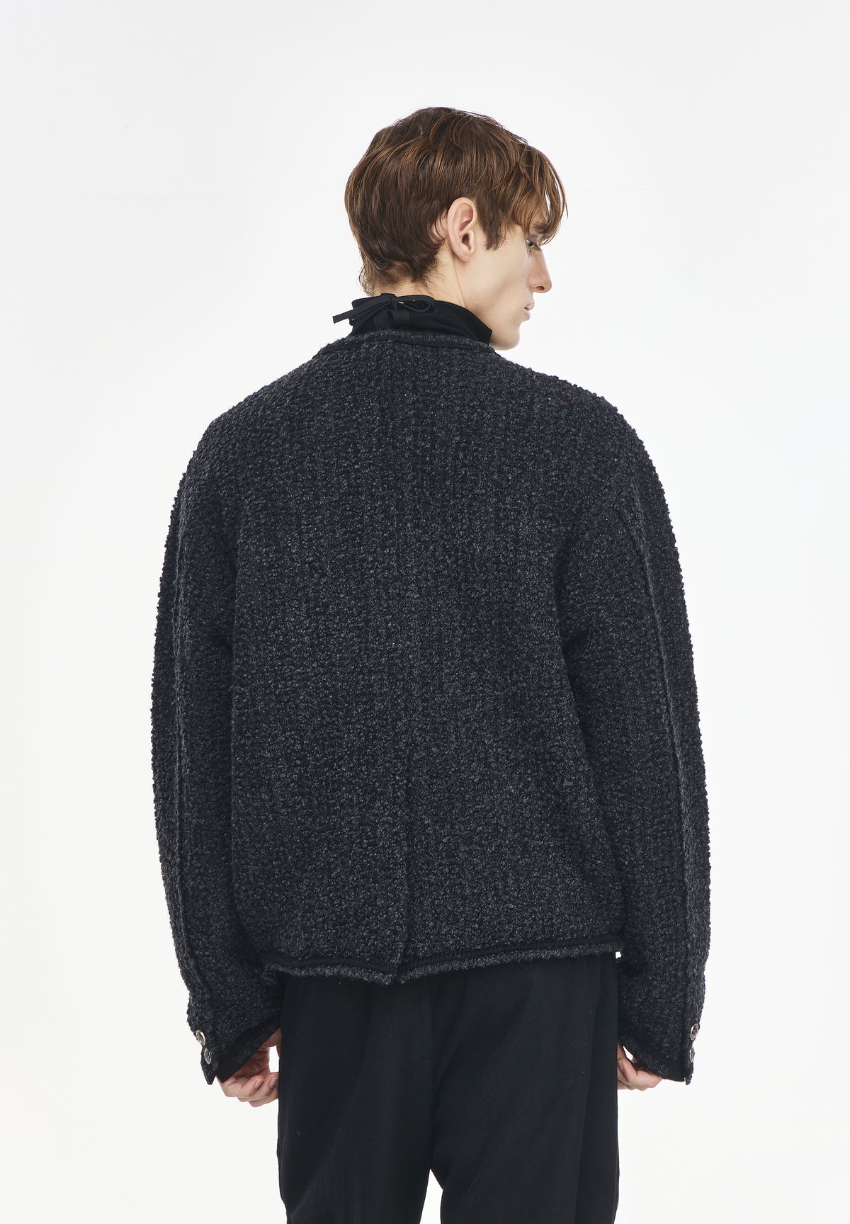 TWEED KNIT JACKET