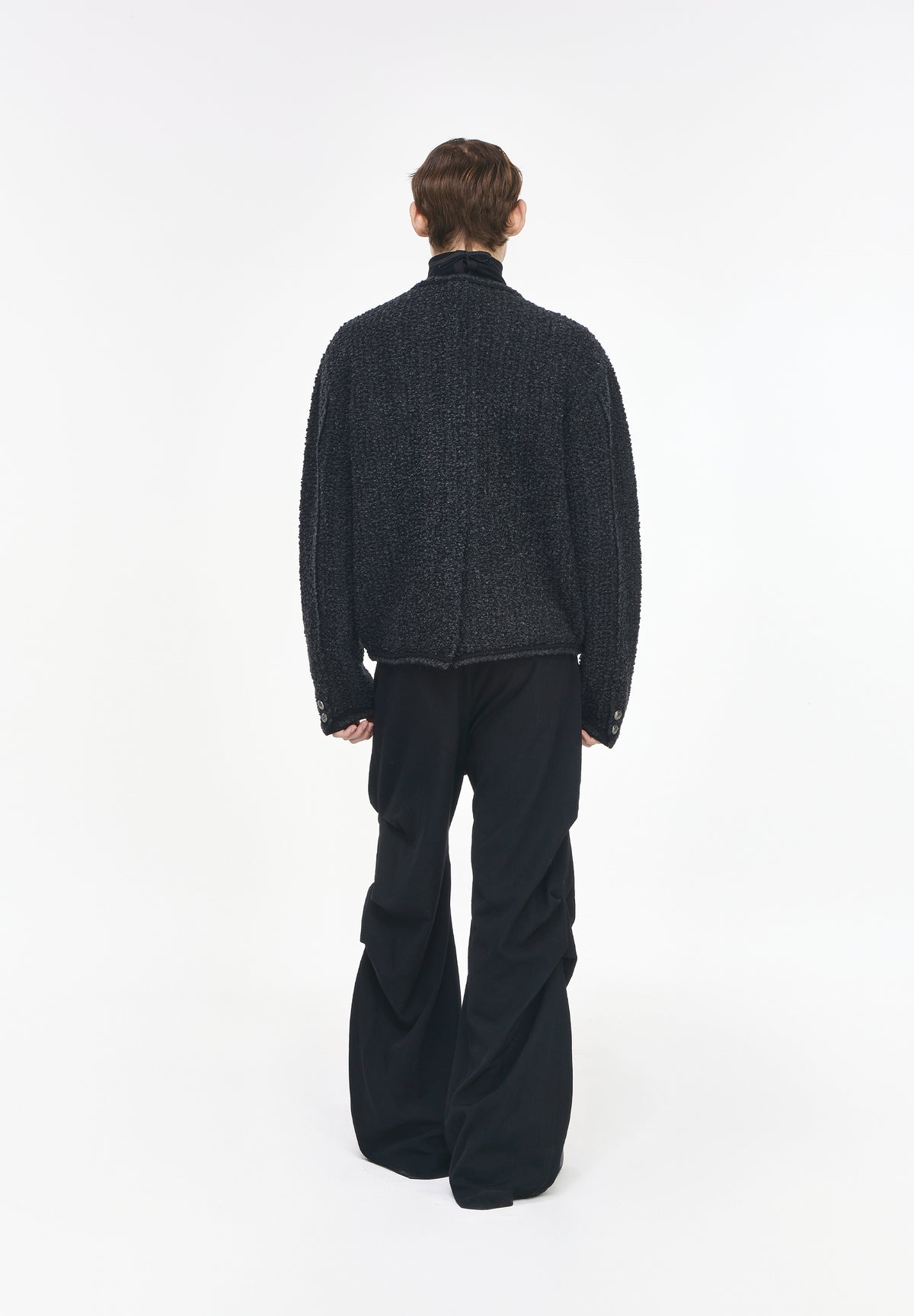 TWEED KNIT JACKET