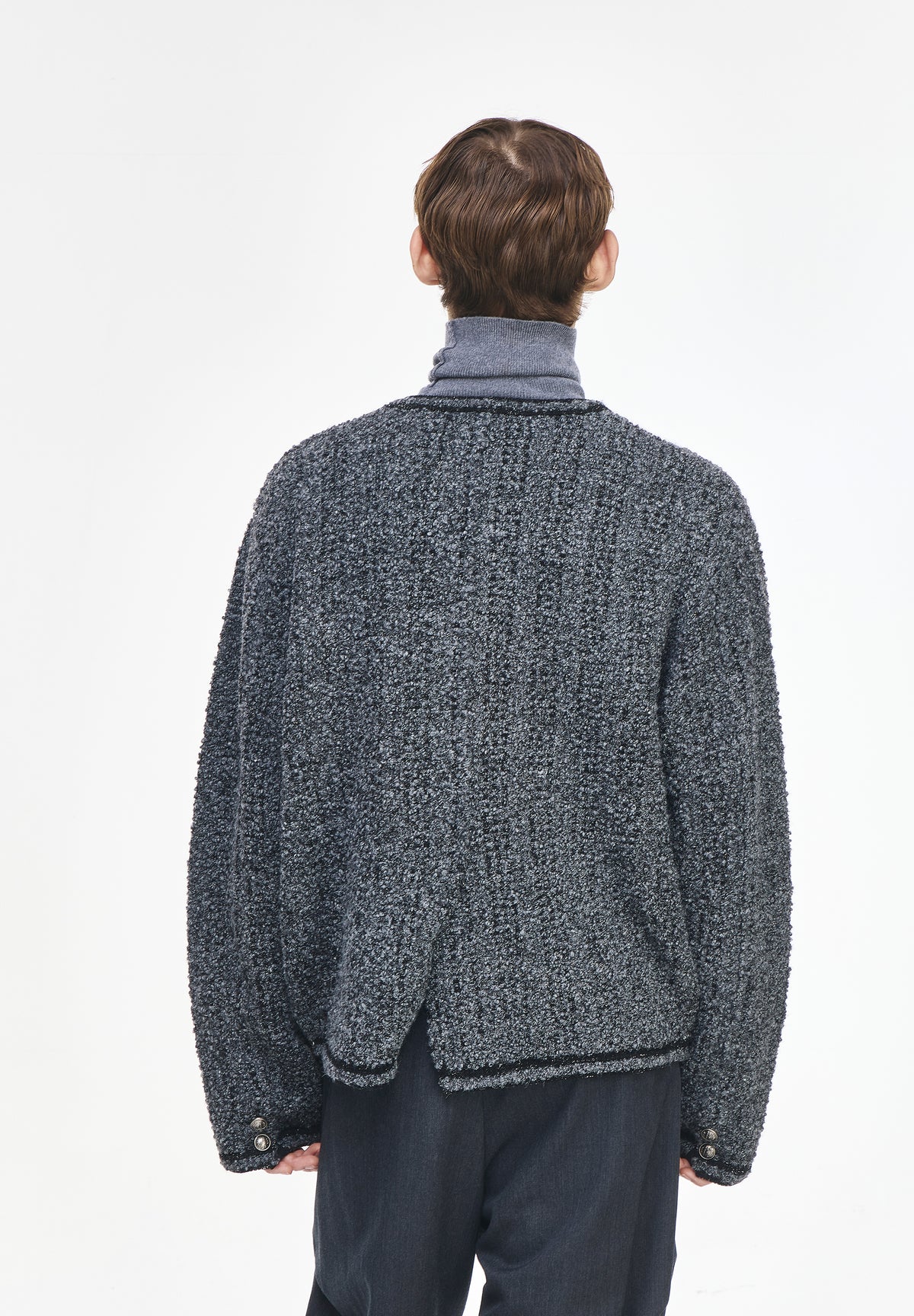 TWEED KNIT JACKET