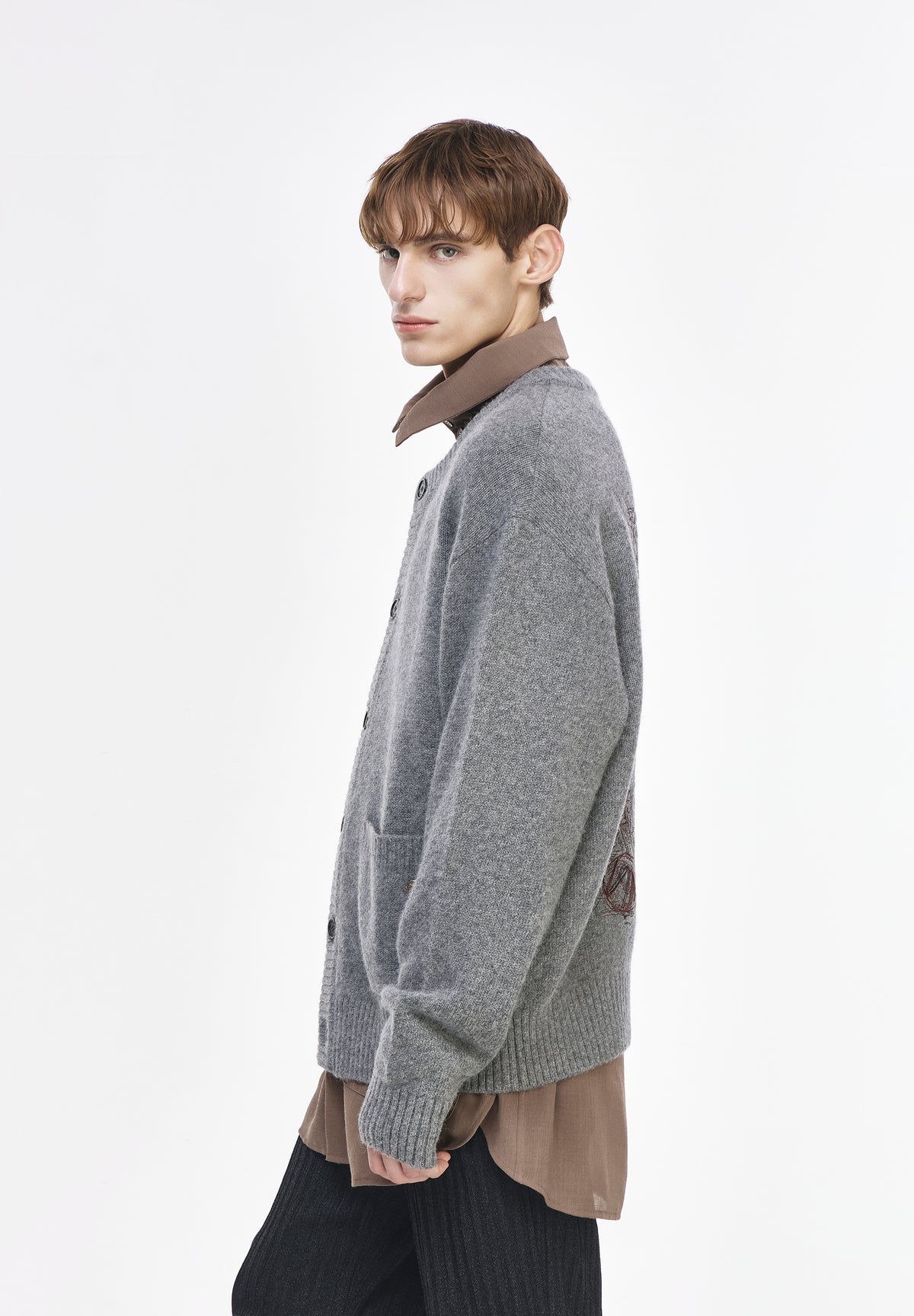 EPHEMERA PINOCCHIO ROUND NECK CARDIGAN