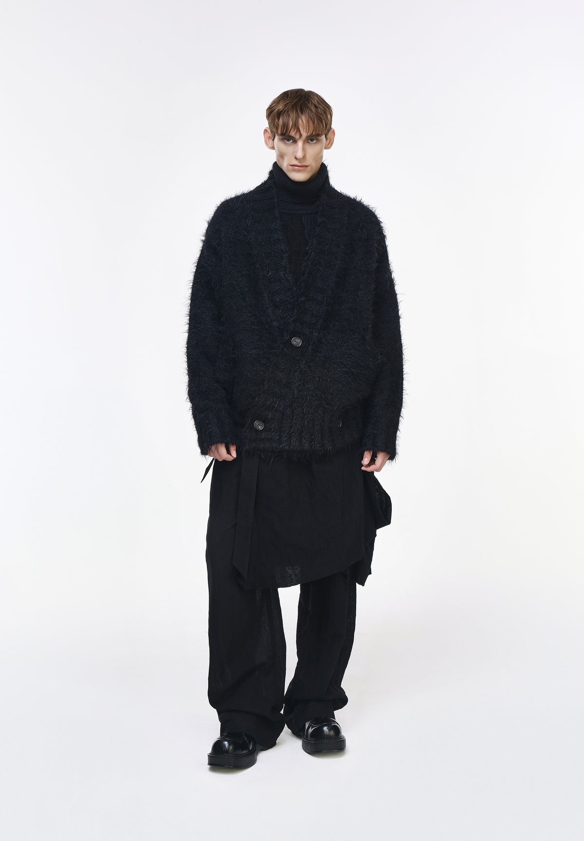 BIAS DRAPE CARDIGAN