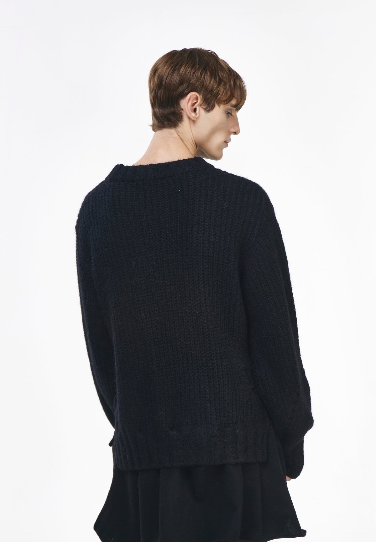 PULL EN MAILLE RAS-DU-COU INTERLOCK