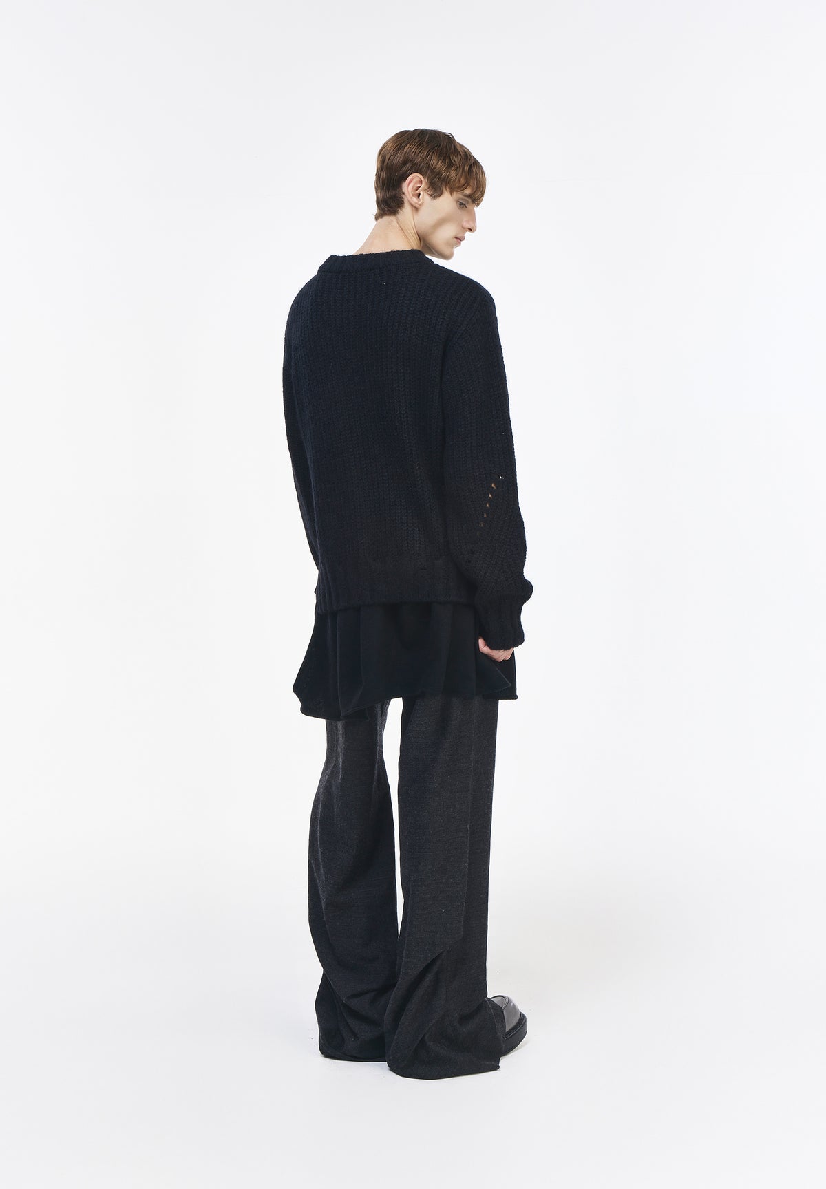 PULL EN MAILLE RAS-DU-COU INTERLOCK