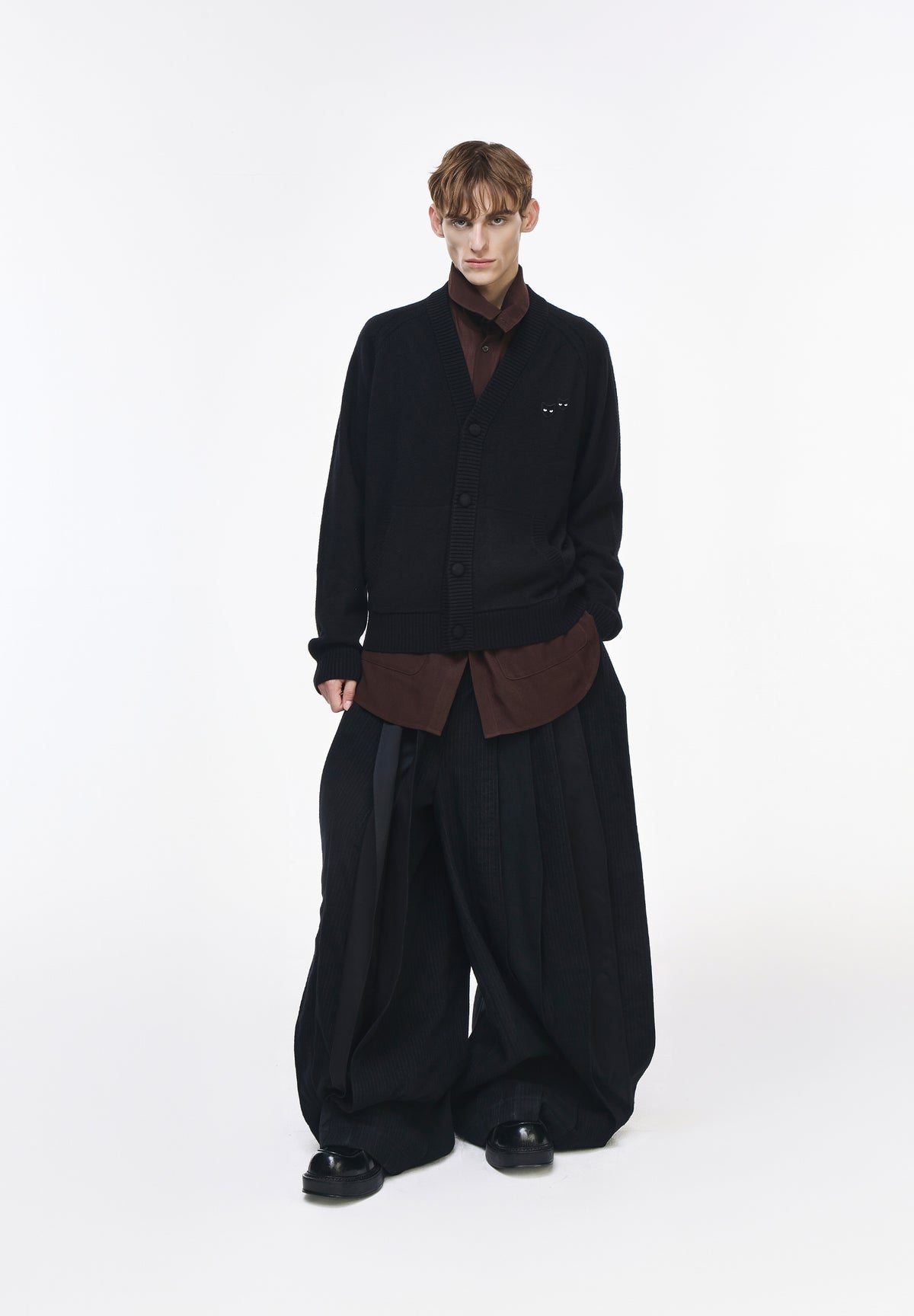 CASHMERE BLEND V NECK CARDIGAN