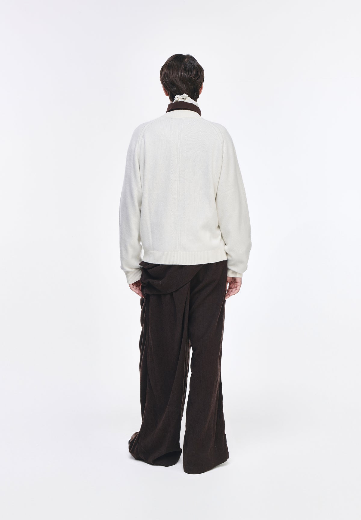 CASHMERE BLEND V NECK CARDIGAN