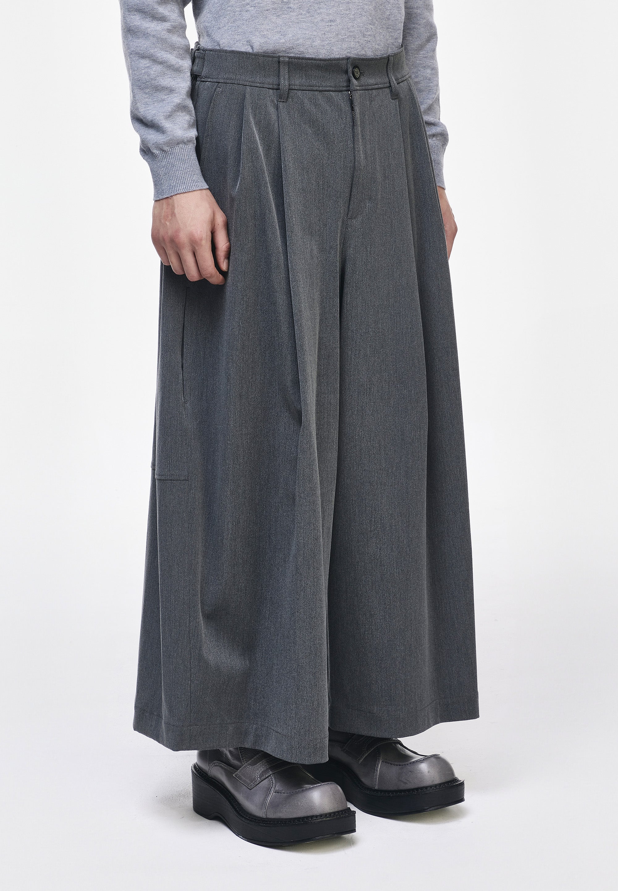 CROP WIDE PANTS