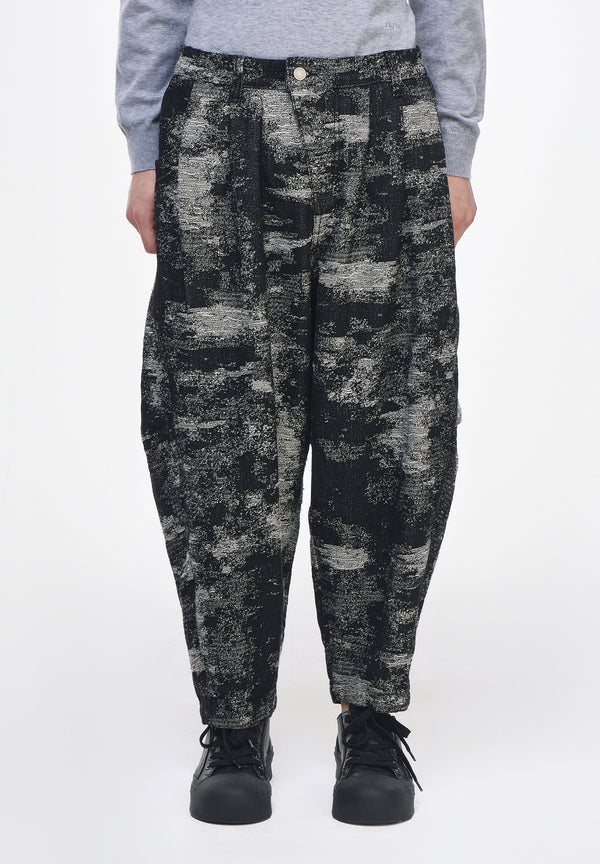 DENIM JACQUARD BALLON