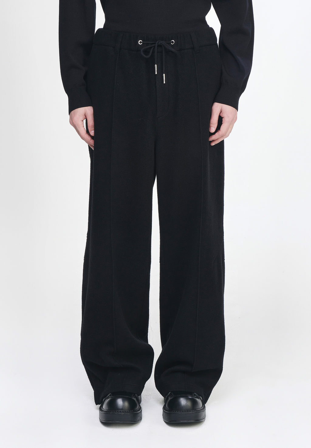 SEMI WIDE WOOL SWEATPANTS