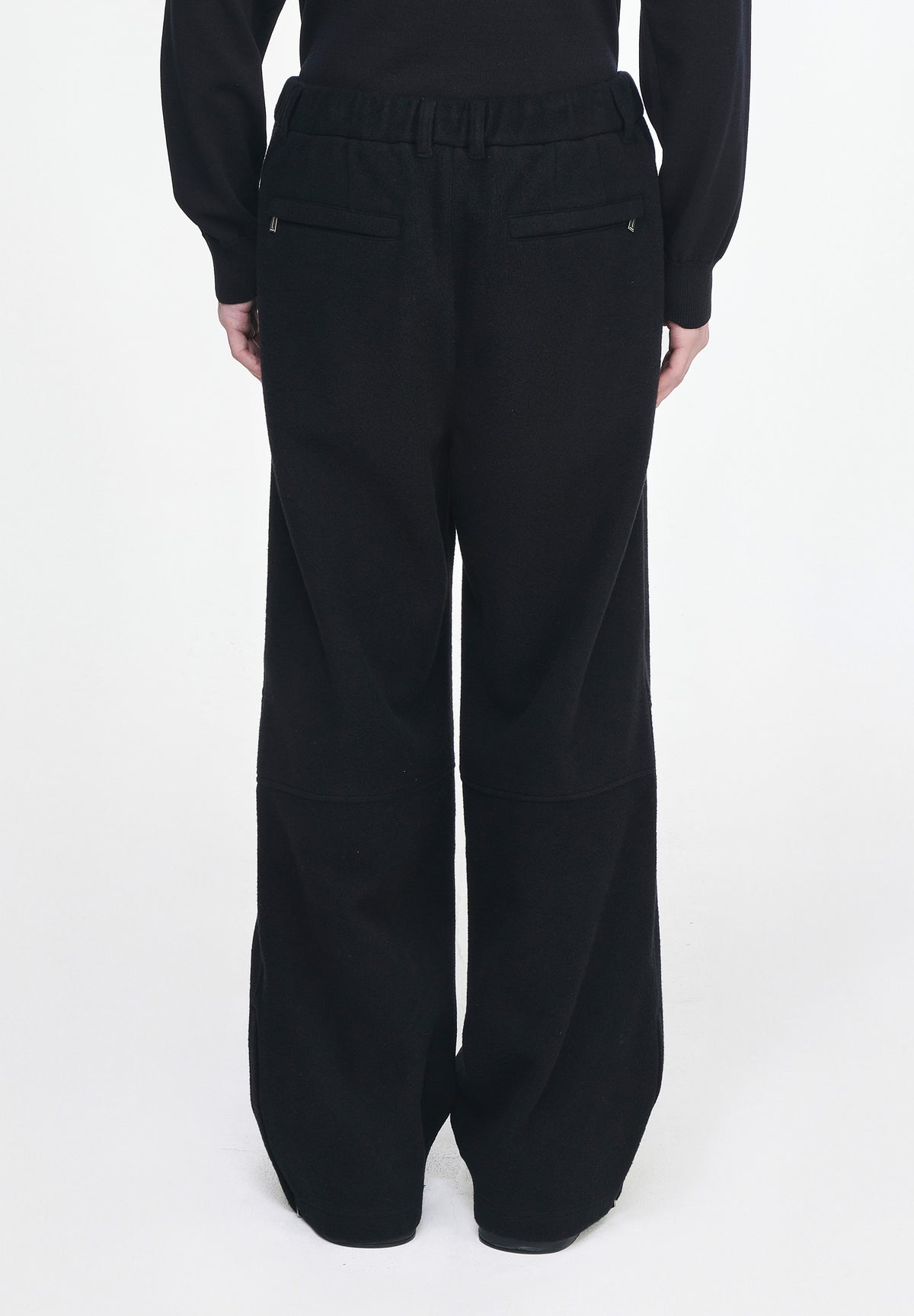 SEMI WIDE WOOL SWEATPANTS