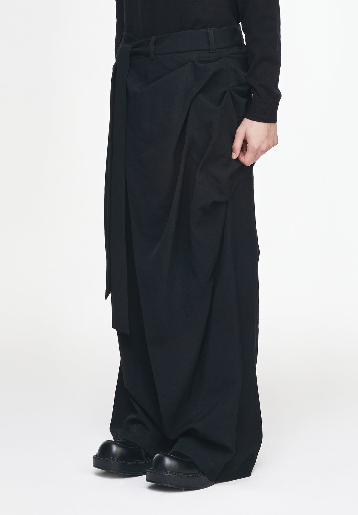 DRAPE WRAP PANTS