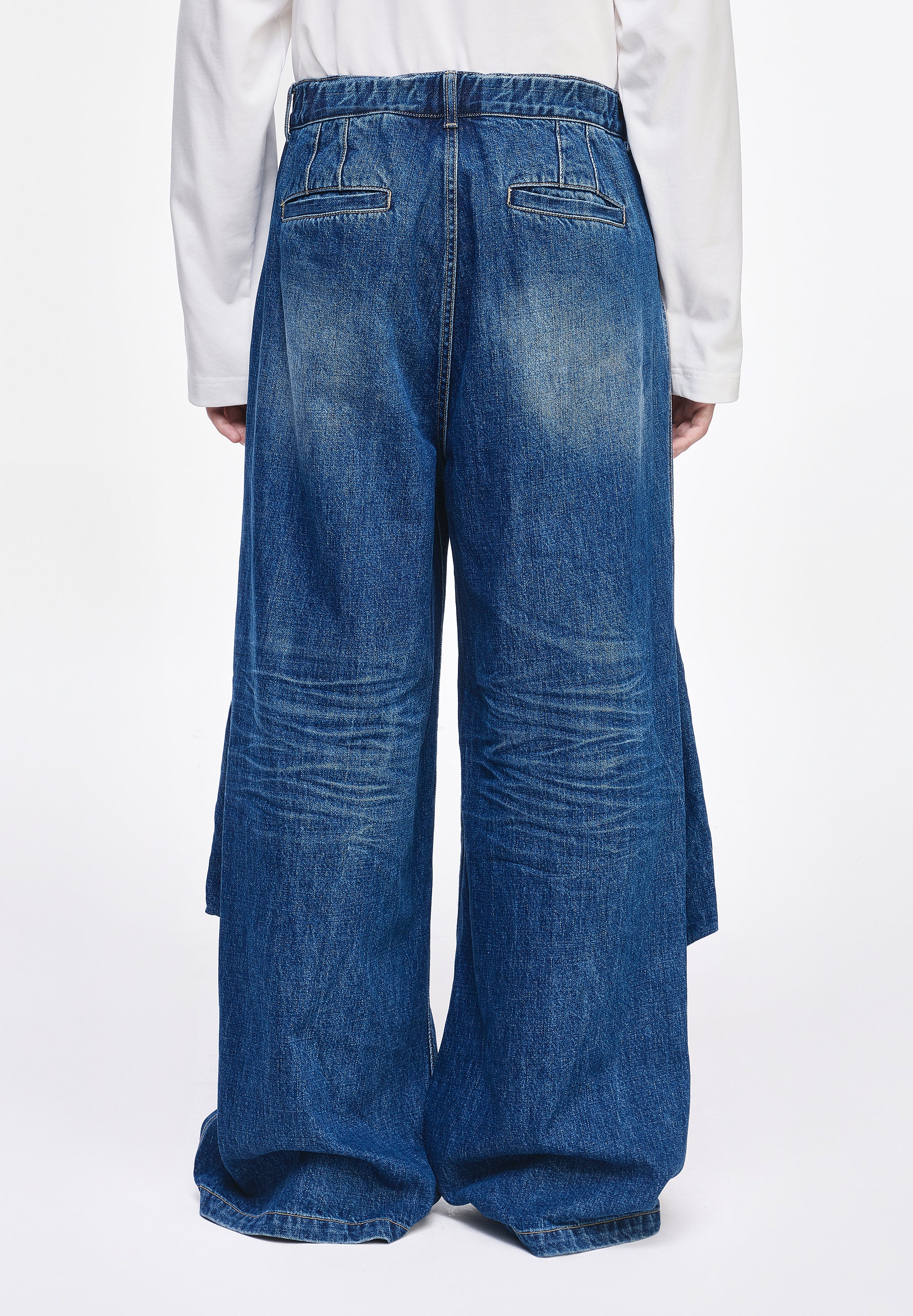 BIAS DRAPE DENIM
