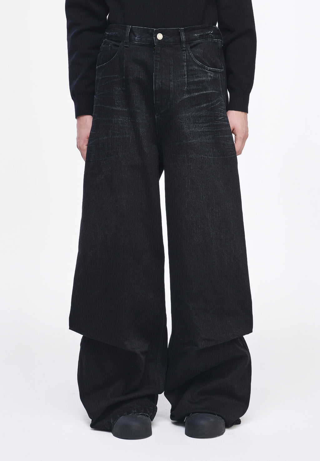 BIAS DRAPE DENIM